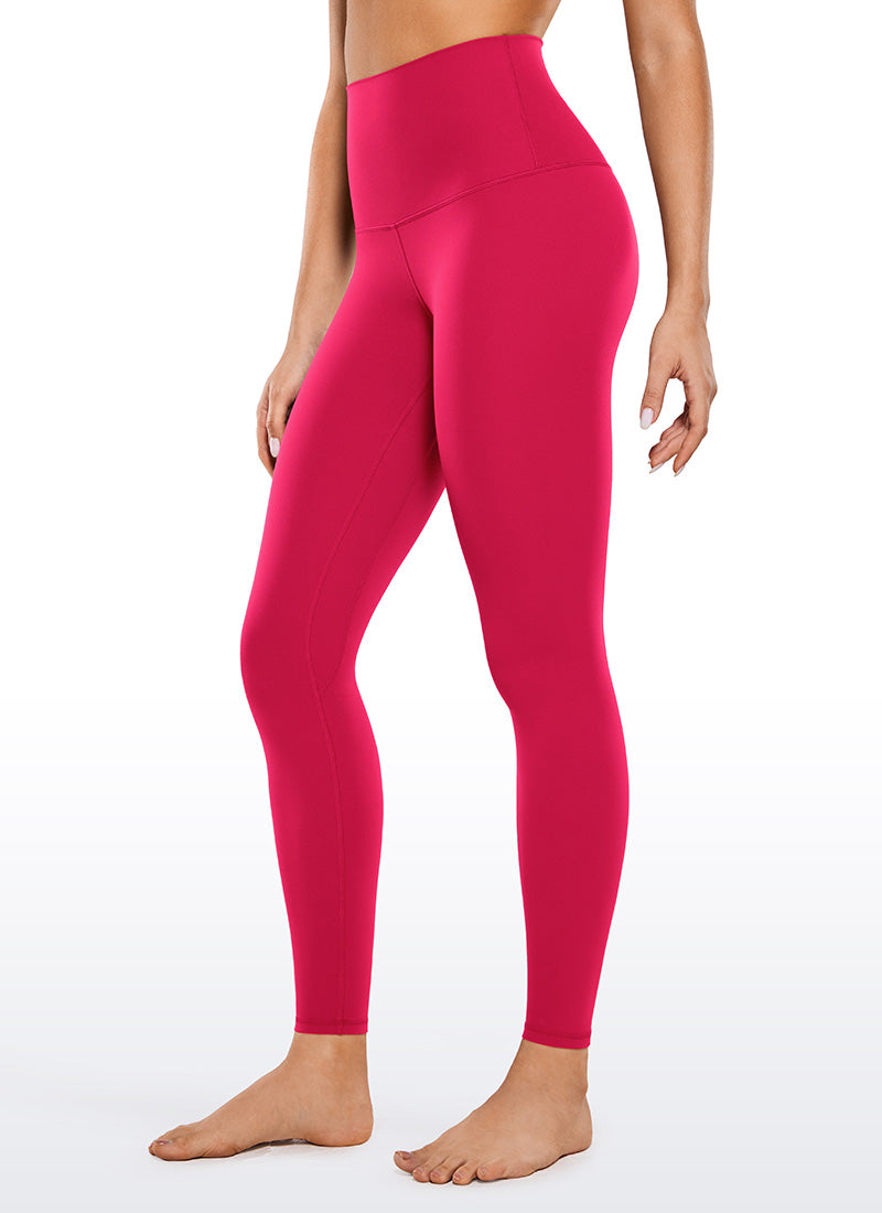 CRZ YOGA Pambabaeng Yoga Super High Waist Butterluxe Yoga Leggings 28'' Viva Magenta