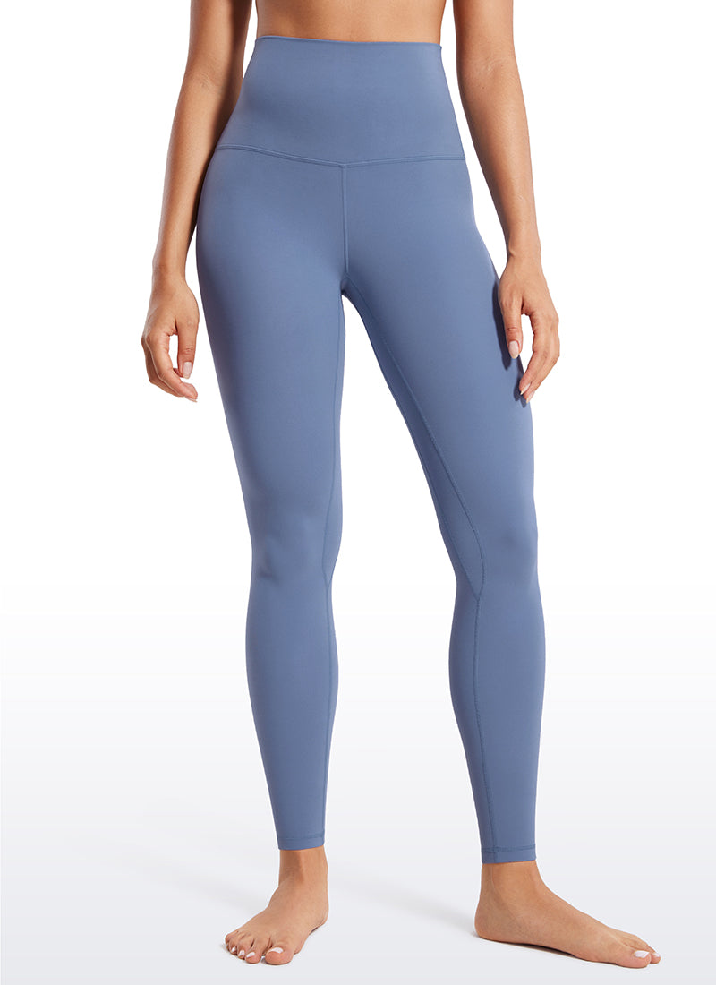 CRZ YOGA Pambabaeng Yoga Super High Waist Butterluxe Yoga Leggings 28'' Oasis Blue
