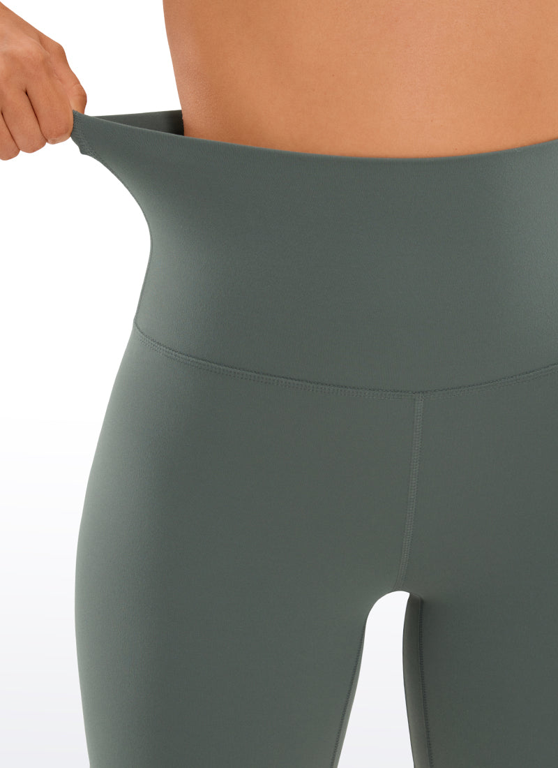 CRZ YOGA Pambabaeng Yoga Super High Waist Butterluxe Shorts na 6'' Grey Sage
