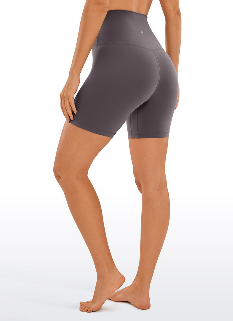CRZ YOGA Pambabaeng Yoga Super High Waist Butterluxe Shorts na 6'' Tornado