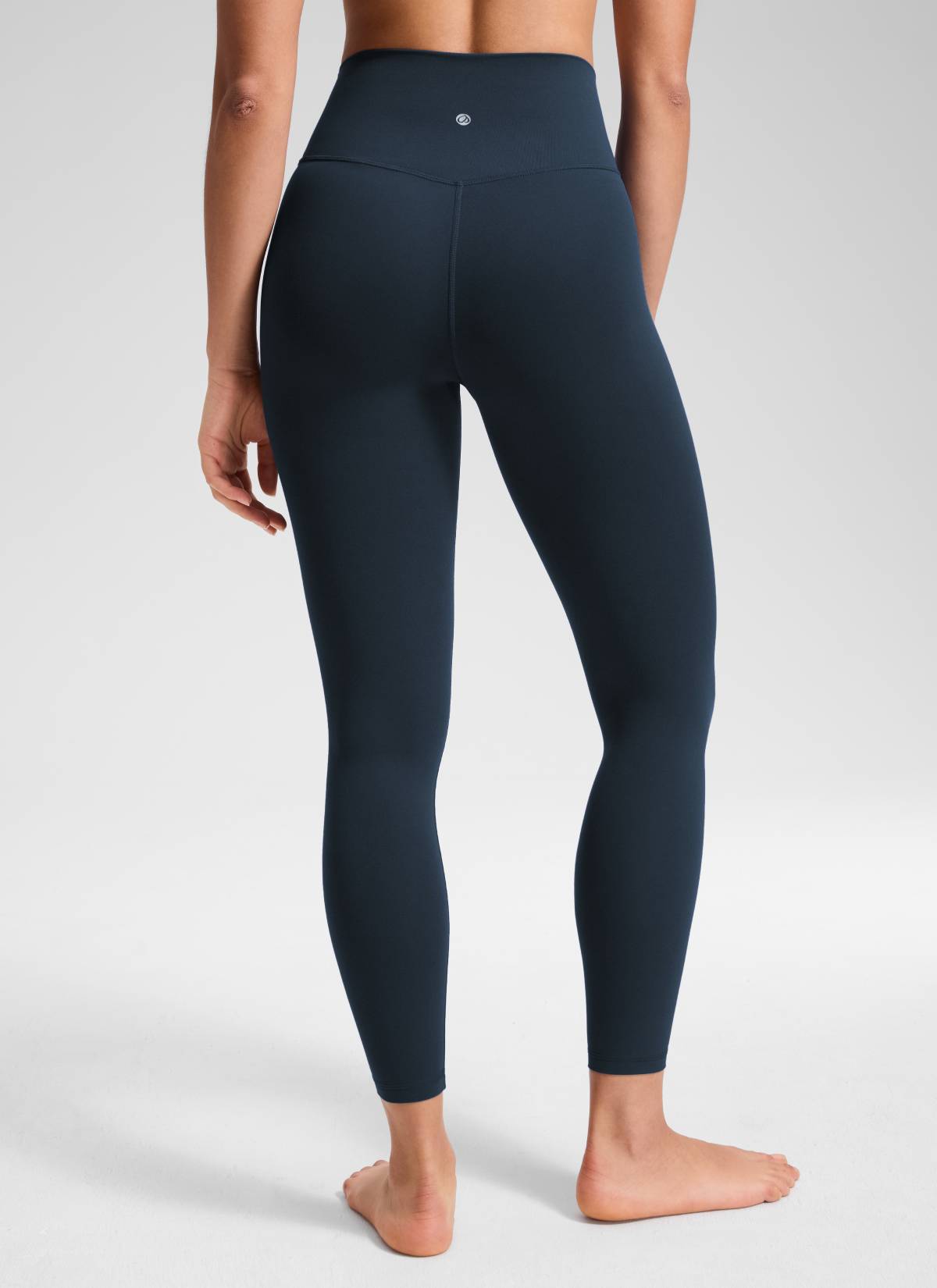 CRZ YOGA Mataas na Sapatos para sa Kababaihan Butterluxe Yoga Leggings 25'' V Cross Waist True Navy