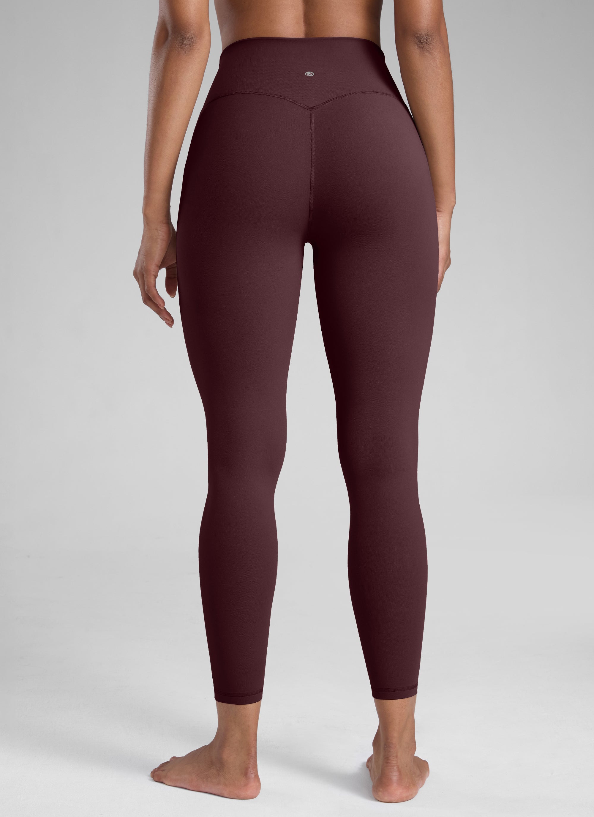 CRZ YOGA Pambabaeng Pag-eehersisyo Mataas na Pagtaas Butterlift Yoga Leggings 25'' Hinog na Plum