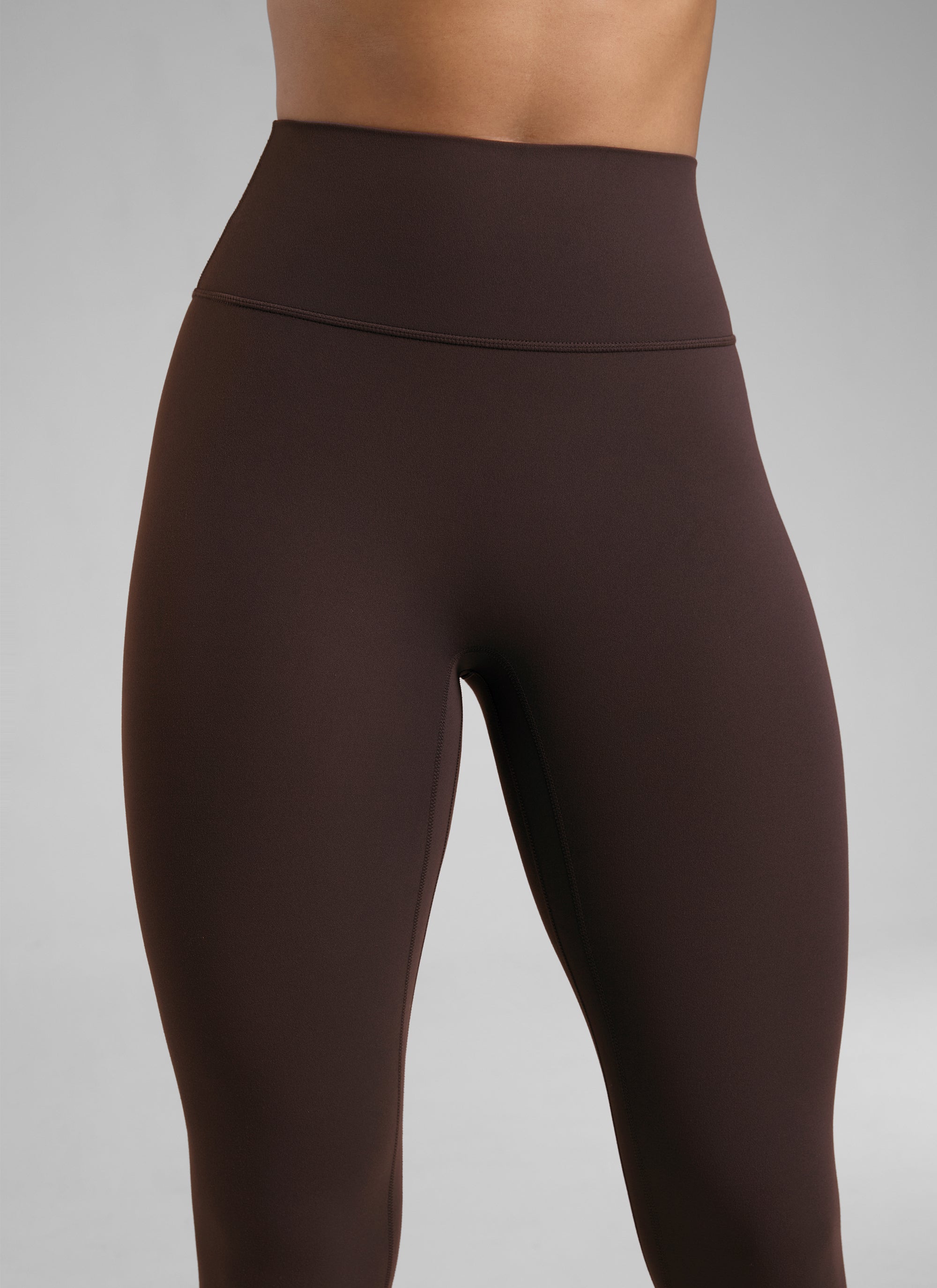 CRZ YOGA Babae Butterlift High Rise Scrunch Butt Legging Walang Tahi sa Harap Hot Fudge Brown