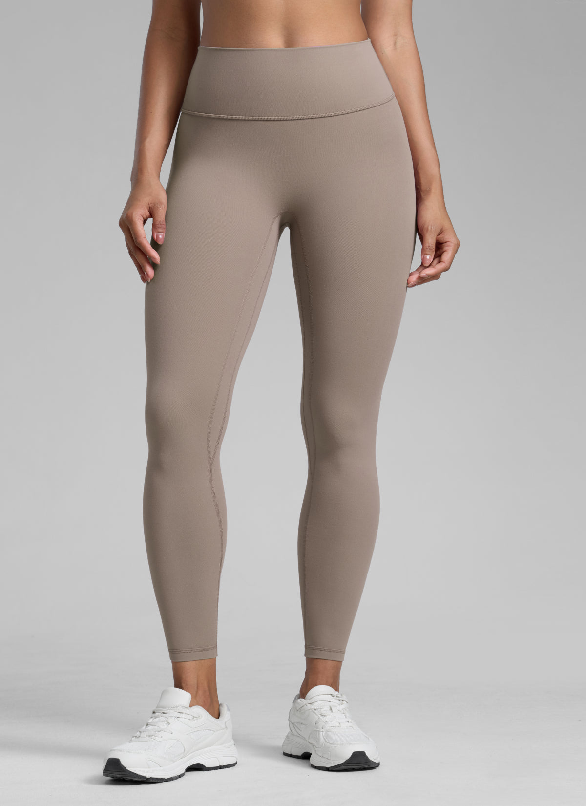 CRZ YOGA Babae Butterlift High Rise Scrunch Butt Legging Walang Harapang Tahi Creamy Latte