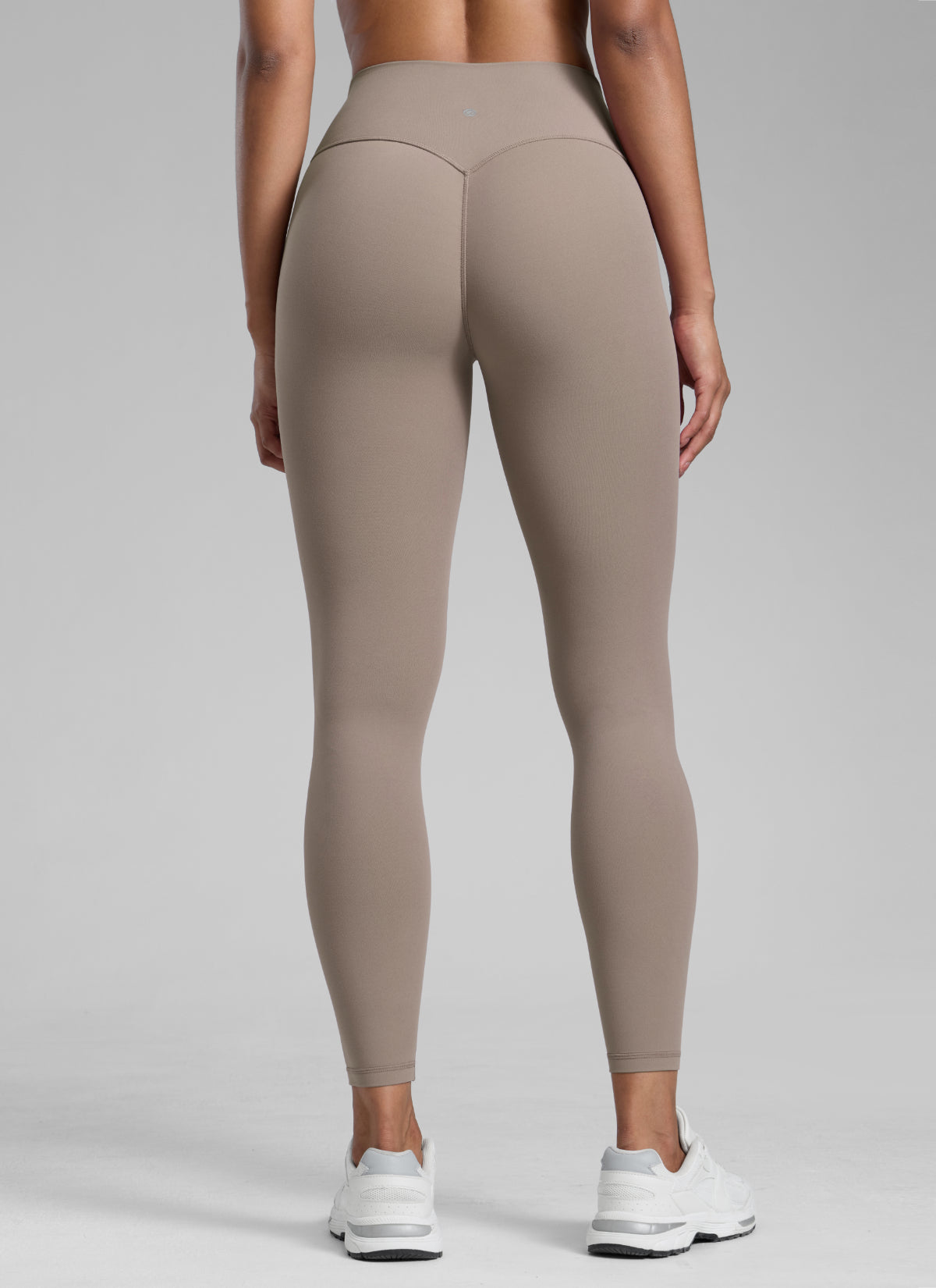 CRZ YOGA Babae Butterlift High Rise Scrunch Butt Legging Walang Harapang Tahi Creamy Latte