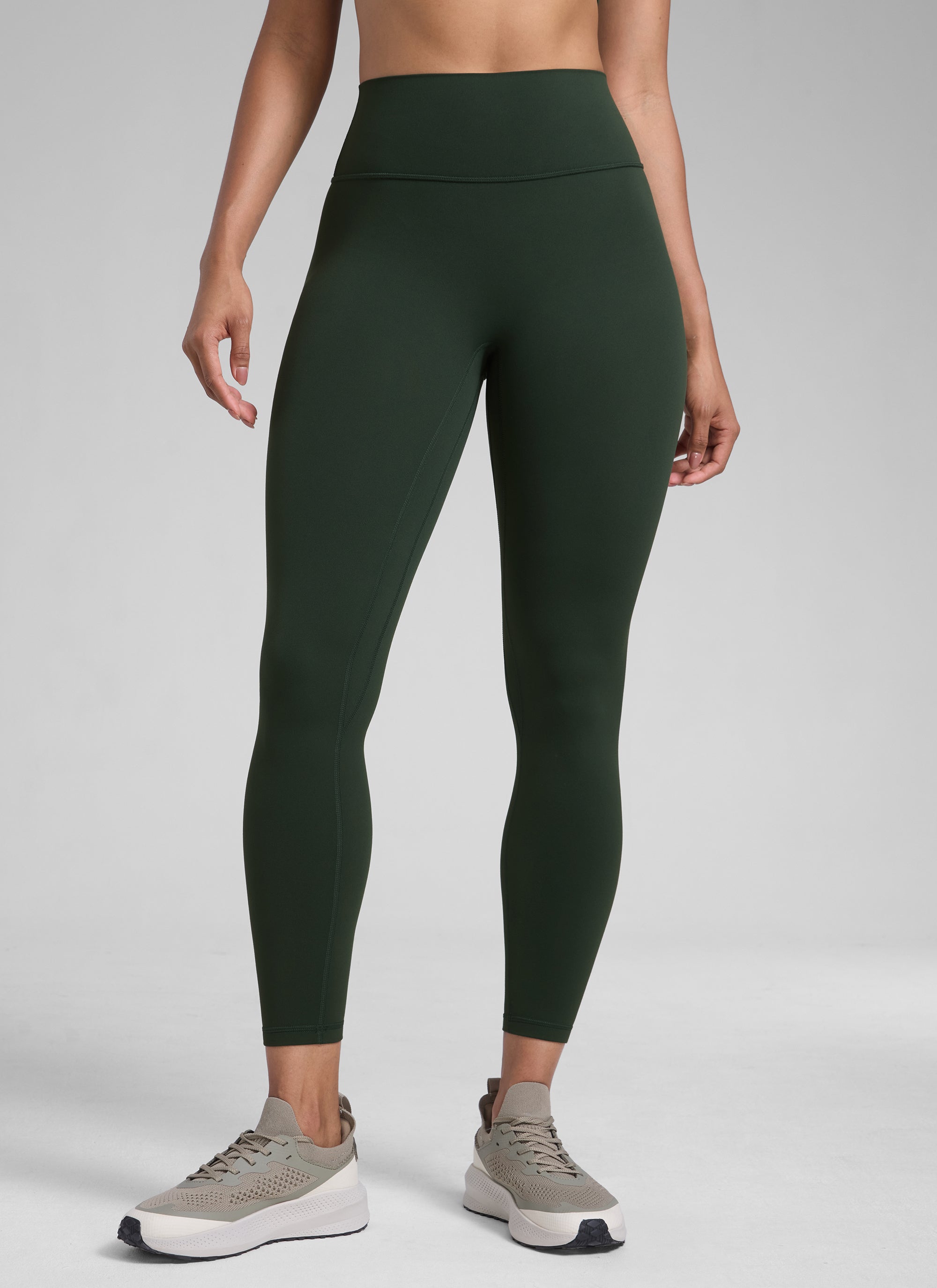 CRZ YOGA Babae Butterlift High Rise Scrunch Butt Legging Walang Tahi sa Harap Legend Green