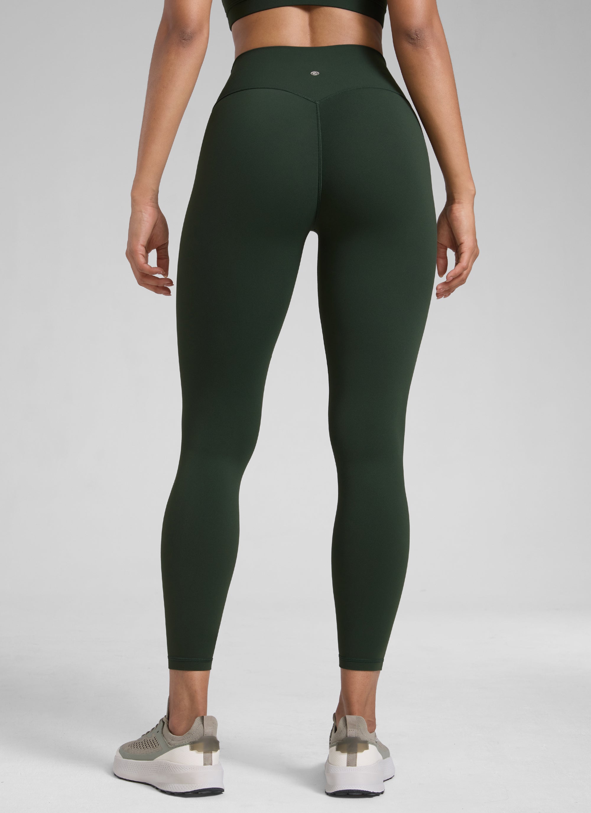 CRZ YOGA Babae Butterlift High Rise Scrunch Butt Legging Walang Tahi sa Harap Legend Green