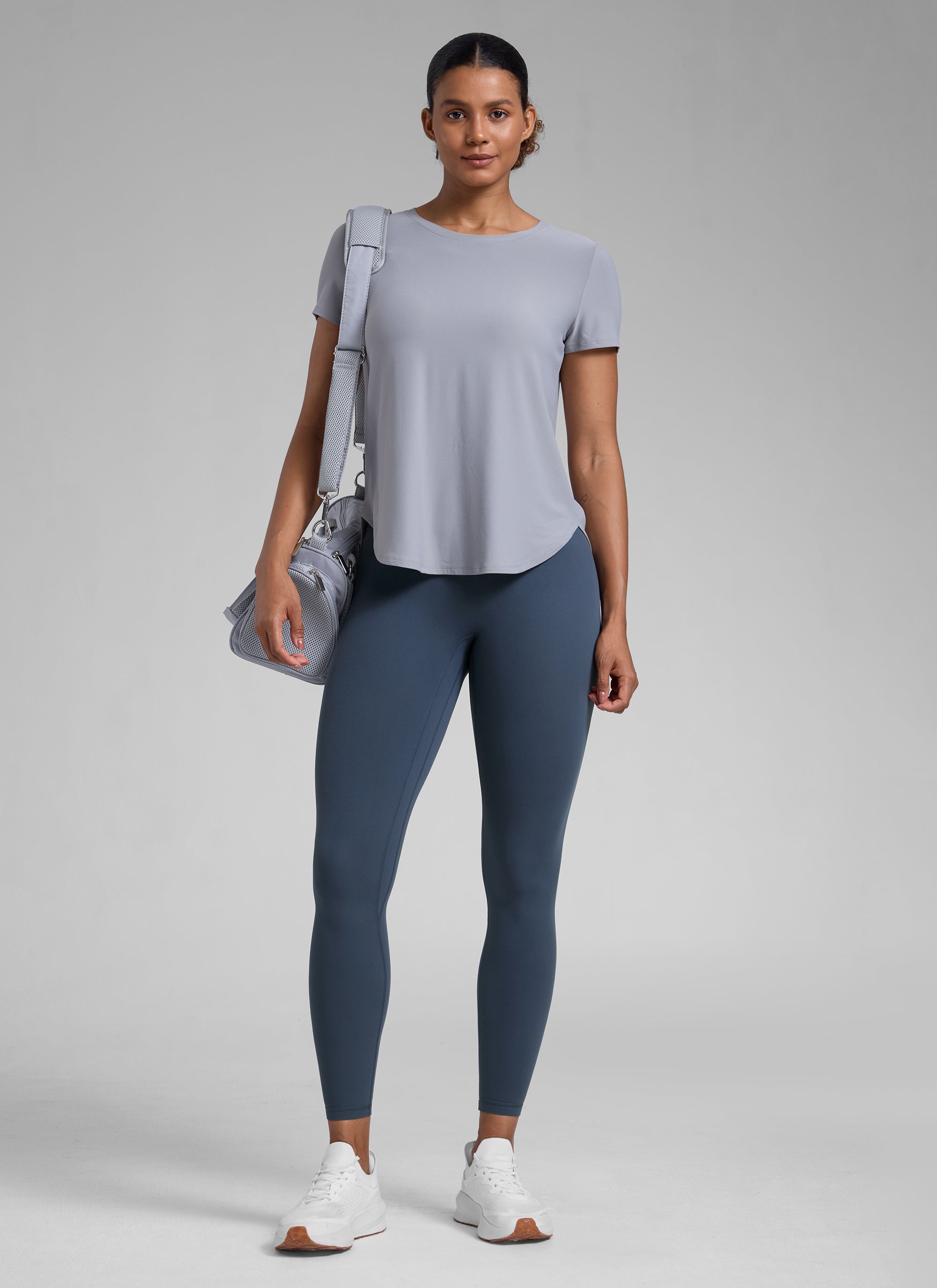 CRZ YOGA Babae Butterlift High Rise Scrunch Butt Legging Walang Tahi sa Harap Stelindigo
