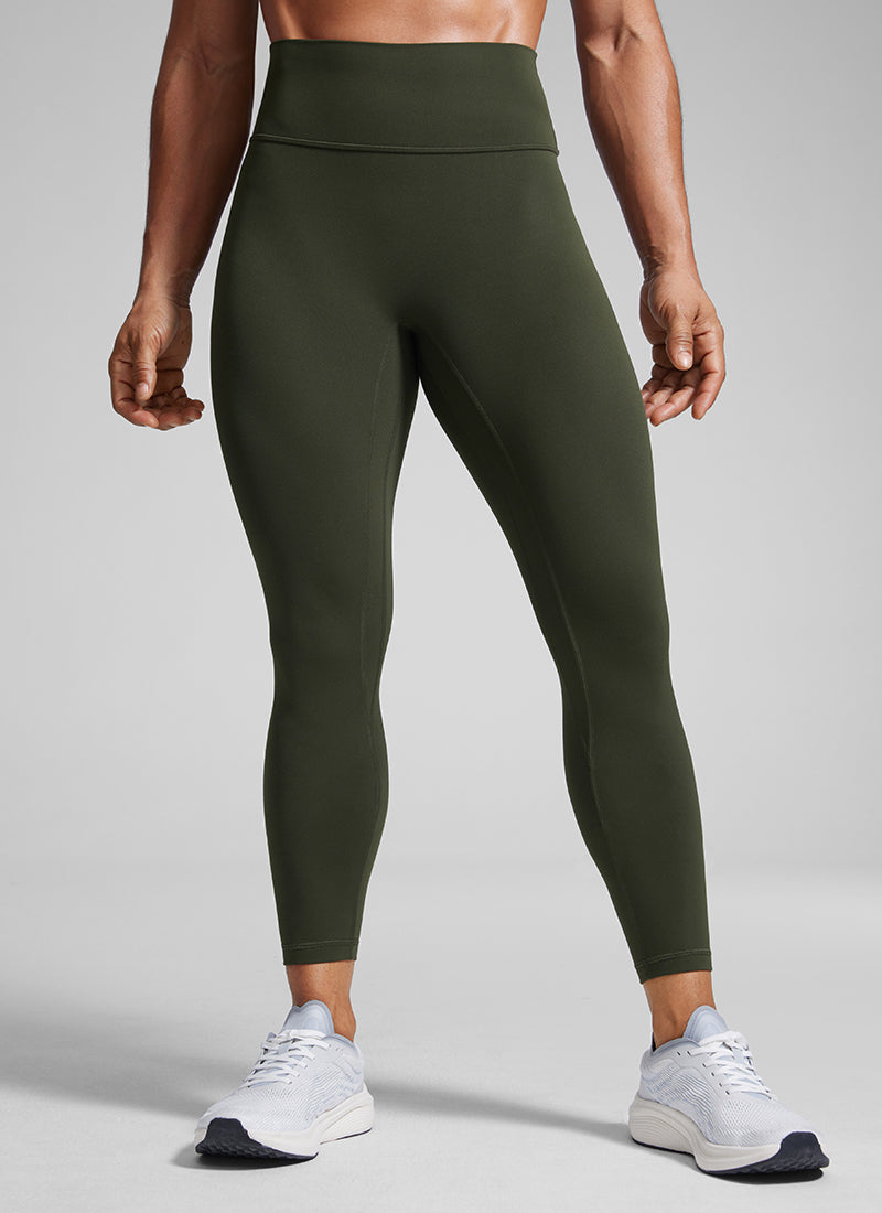CRZ YOGA Babae Butterlift High Rise Scrunch Butt Legging Walang Tahi sa Harap Olive Green