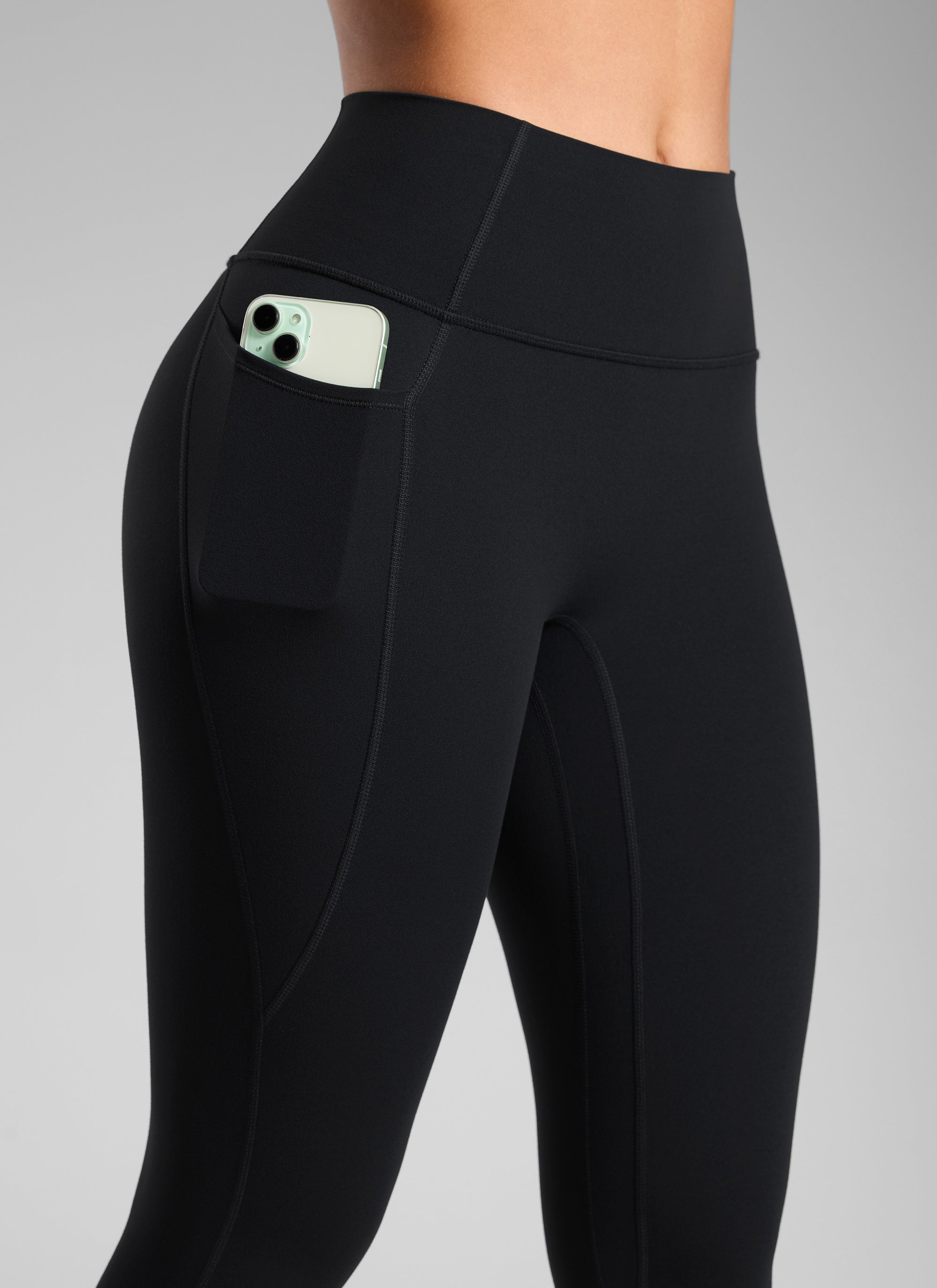 CRZ YOGA Pambabae Butterlift High Rise No Front Seam Pocket Legging Itim