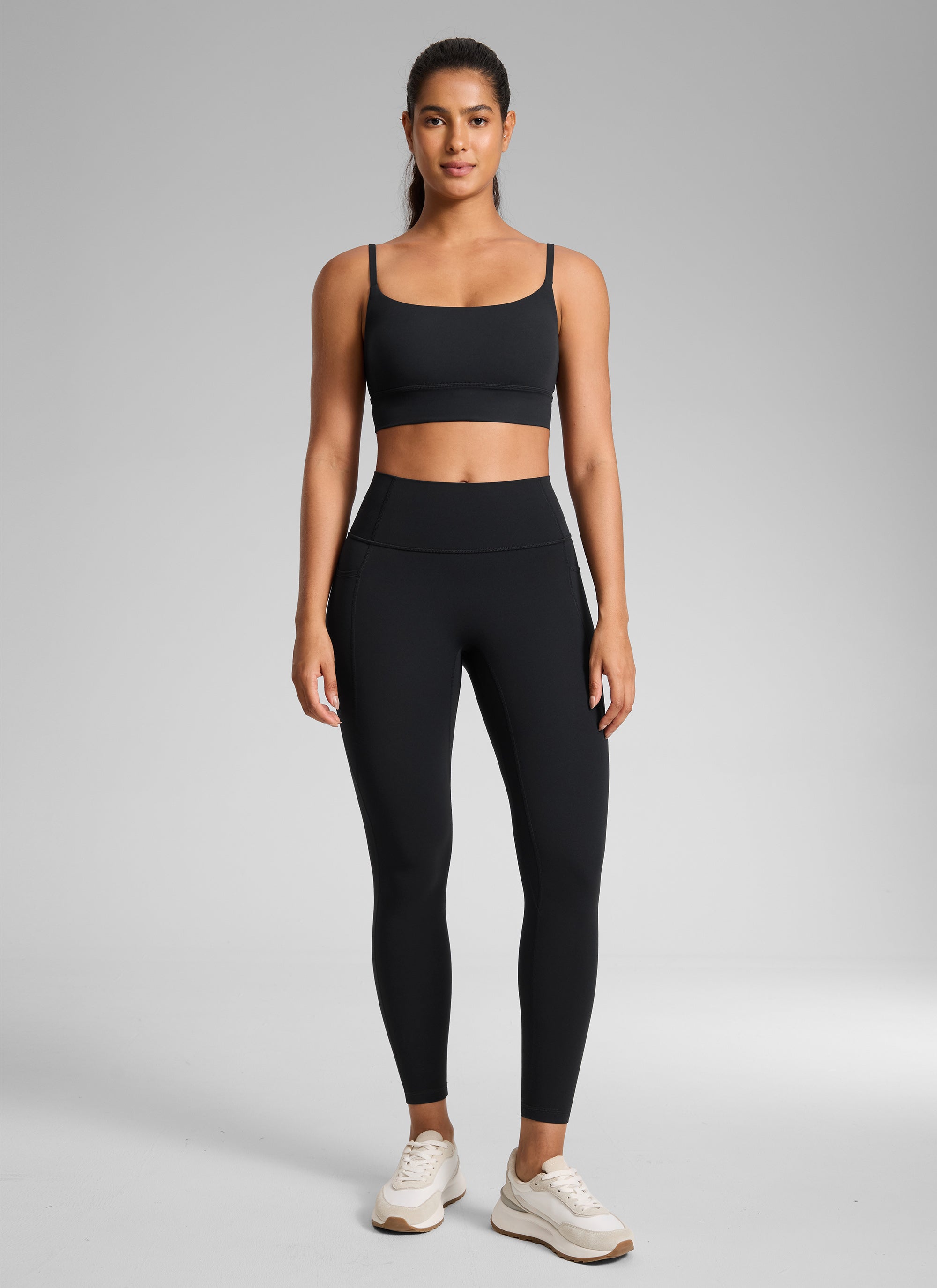 CRZ YOGA Pambabae Butterlift High Rise No Front Seam Pocket Legging Itim