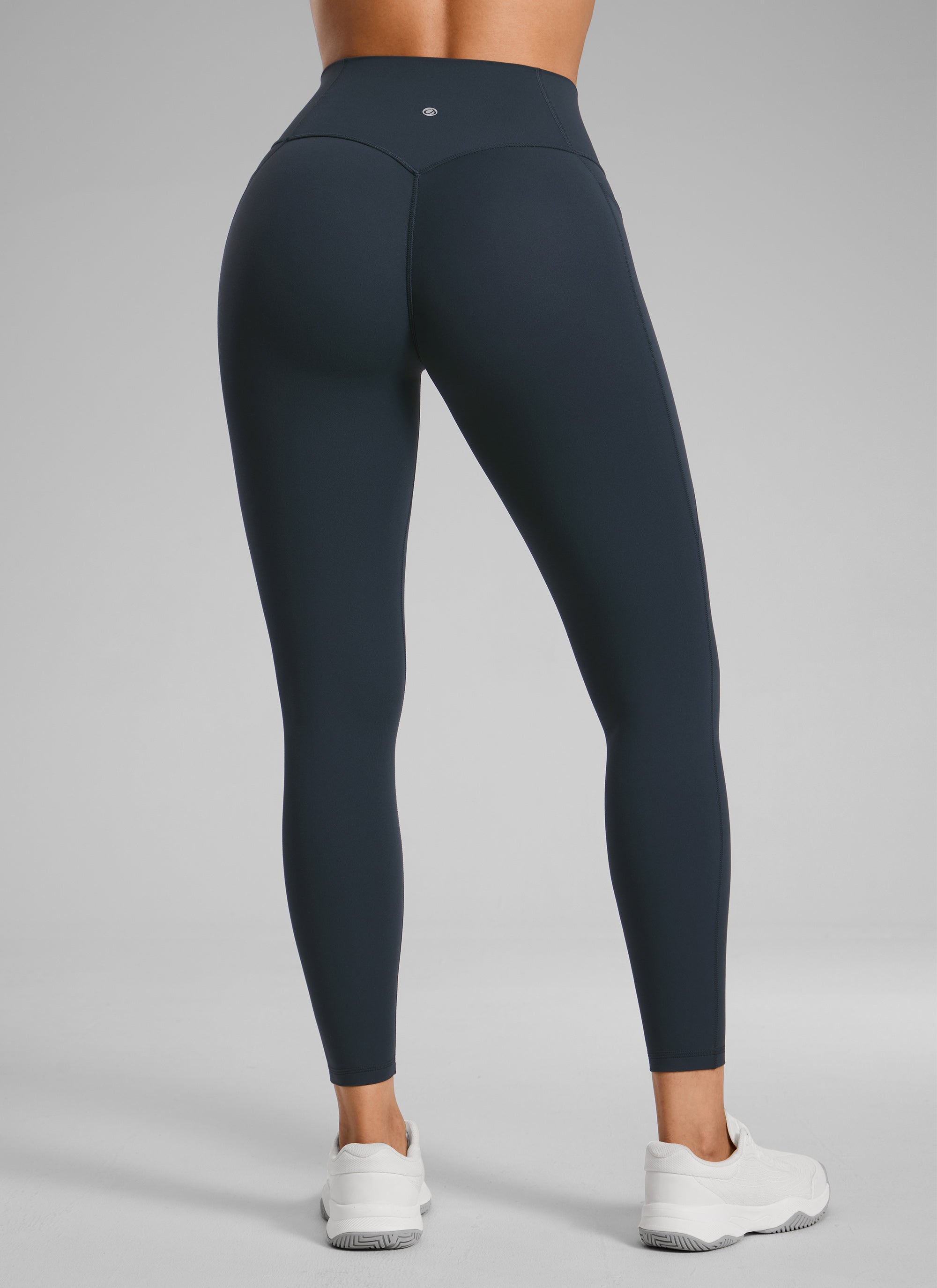 CRZ YOGA Pambabae Butterlift Mataas na Naka-boltahe na Legging na Walang Tahi sa Harap na may Pocket