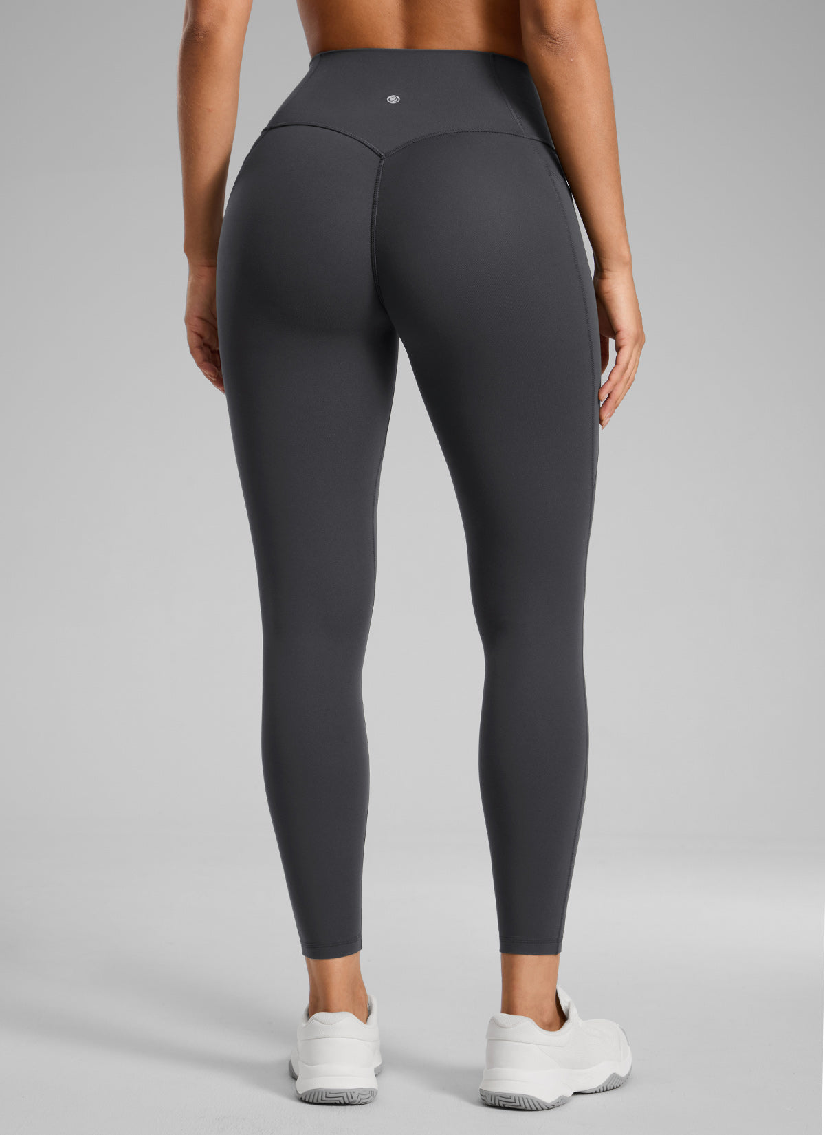 CRZ YOGA Pambabae Butterlift High Rise No Front Seam Pocket Legging Mysterious Grey