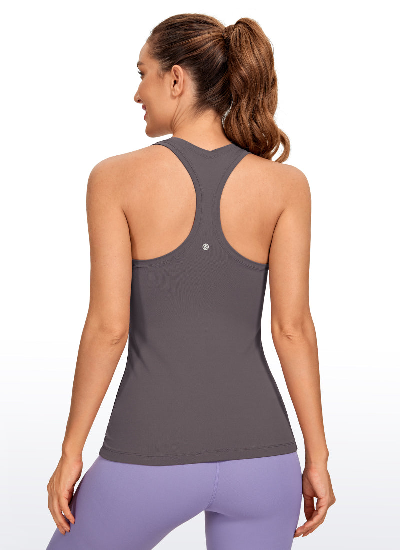CRZ YOGA Pambabaeng Yoga Slim Fit Tops Butterluxe Tank Racerback Tornado