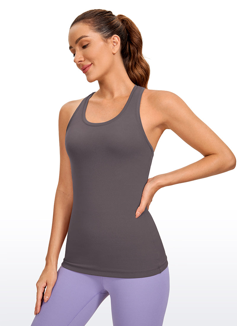 CRZ YOGA Pambabaeng Yoga Slim Fit Tops Butterluxe Tank Racerback Tornado