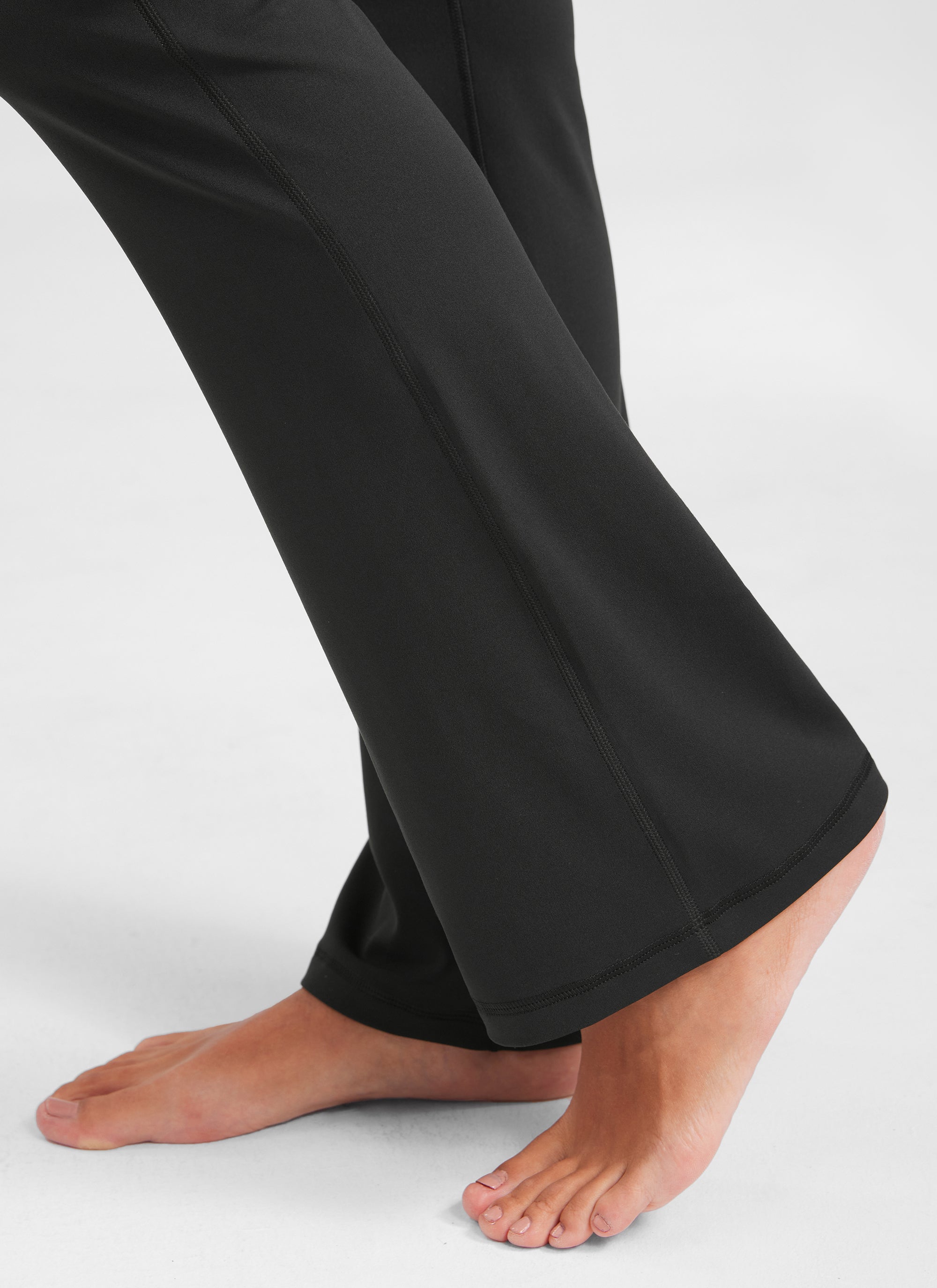 Butterluxe Mataas na Baywang na Maluwag na Paa na may Bootcut na may Bulsa na Leggings 31
