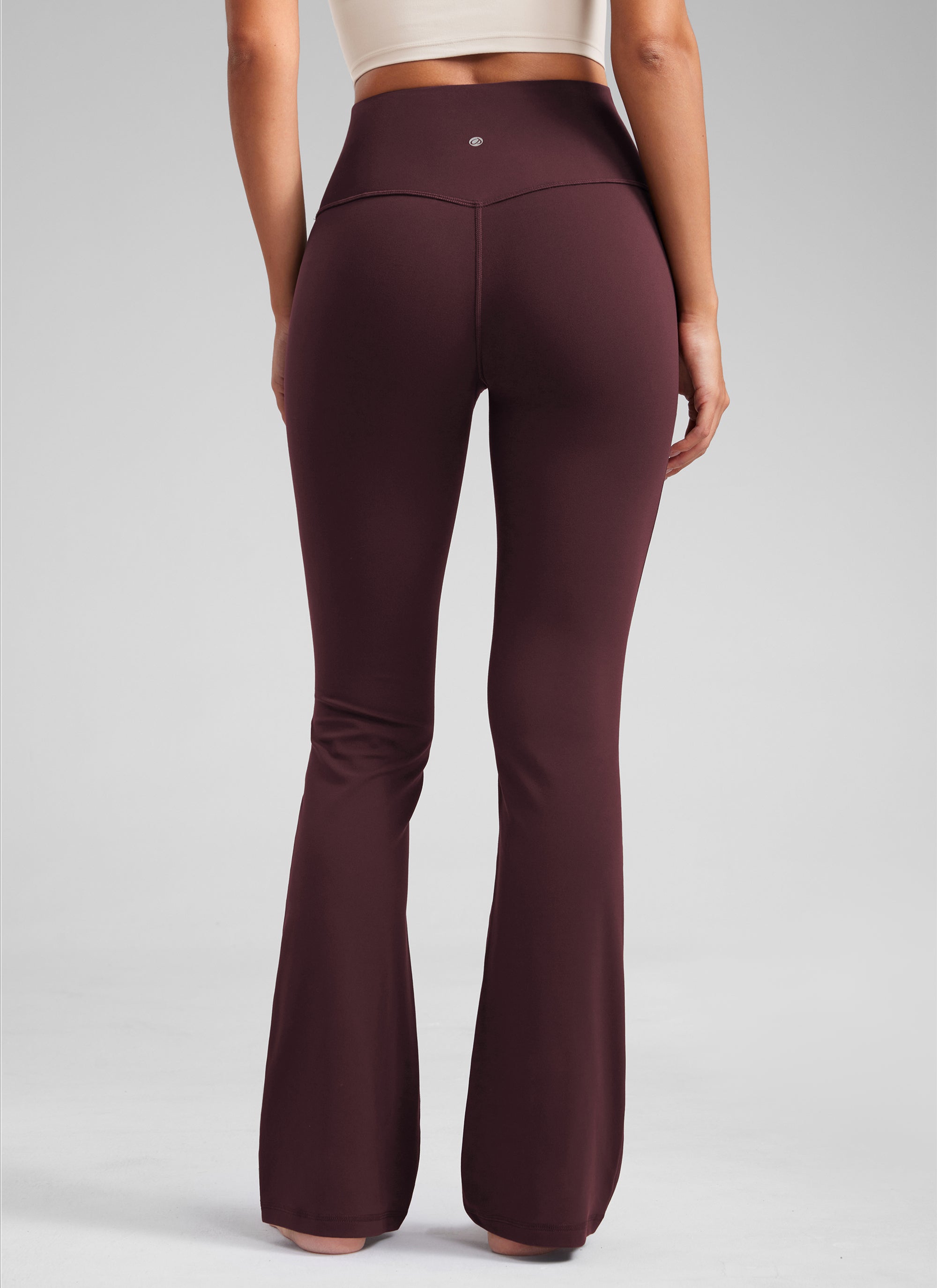 Butterluxe Mataas na Baywang na Maluwag na Paa na may Bootcut na may Bulsa na Leggings 33