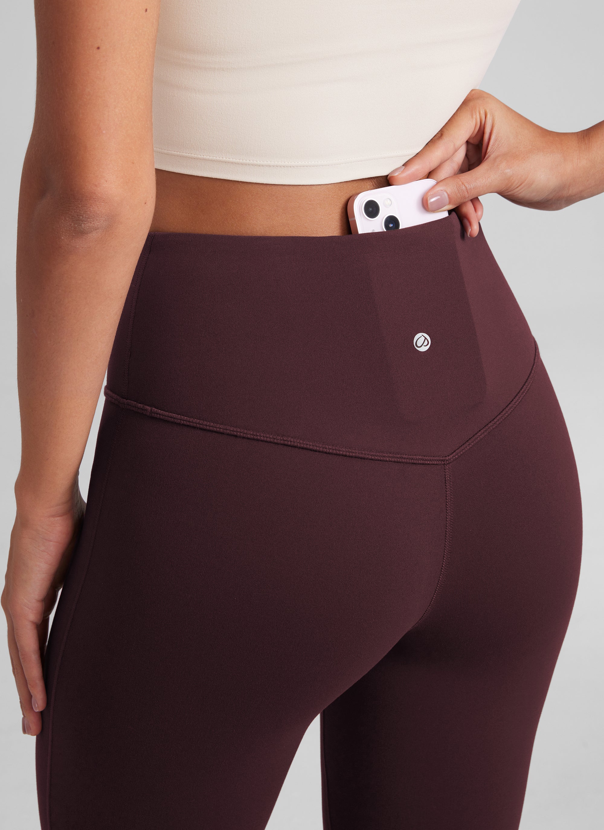 CRZ YOGA Pambabae Butterluxe Mataas na Baywang na Flare Leg Bootcut Leggings 32
