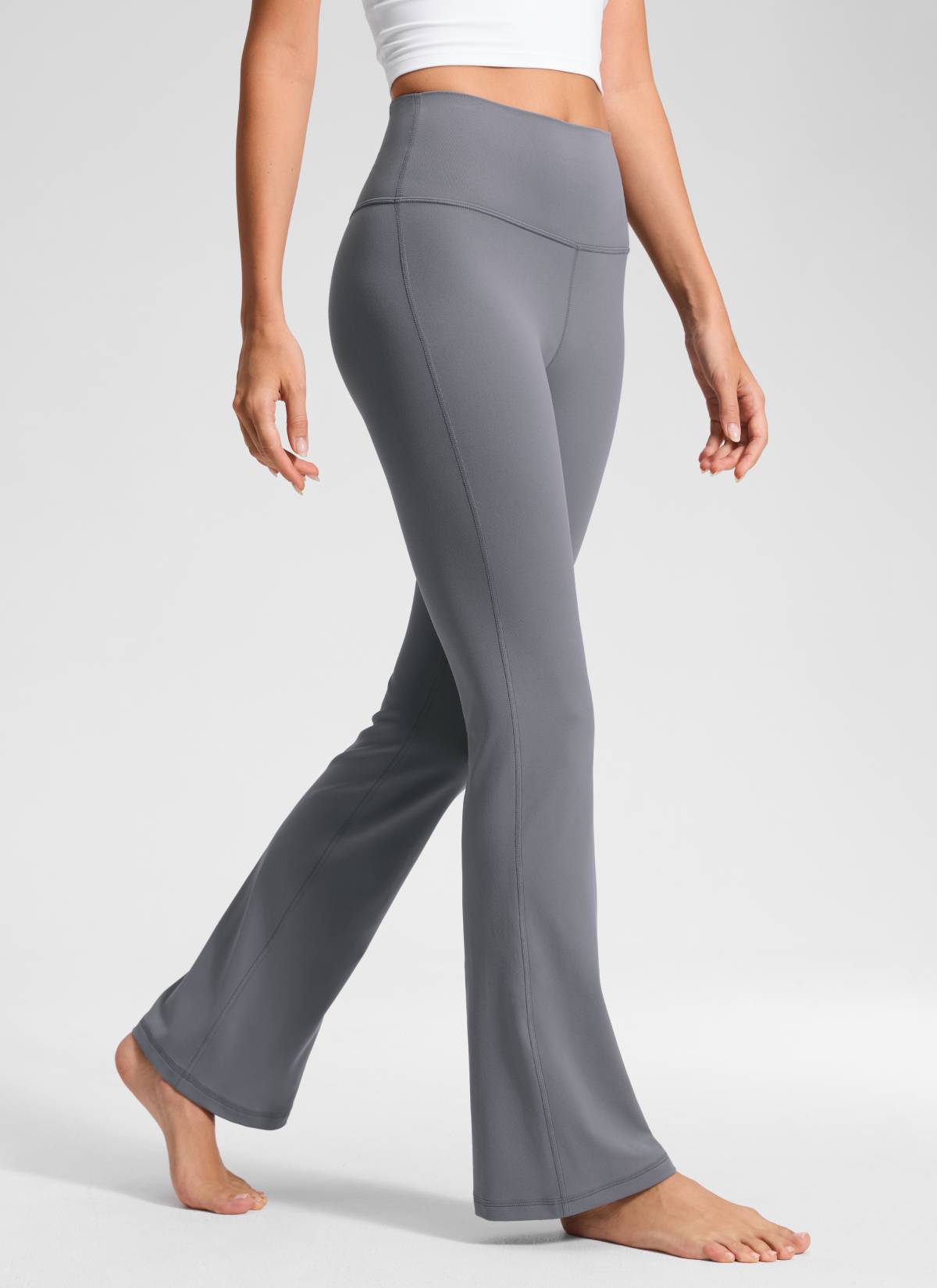 Butterluxe Mataas na Baywang na Maluwag na Paa na may Bootcut na may Bulsa na Leggings 31
