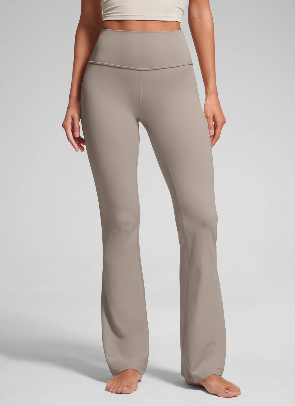 Butterluxe Mataas na Baywang na Maluwag na Paa na may Bootcut na may Bulsa na Leggings 31