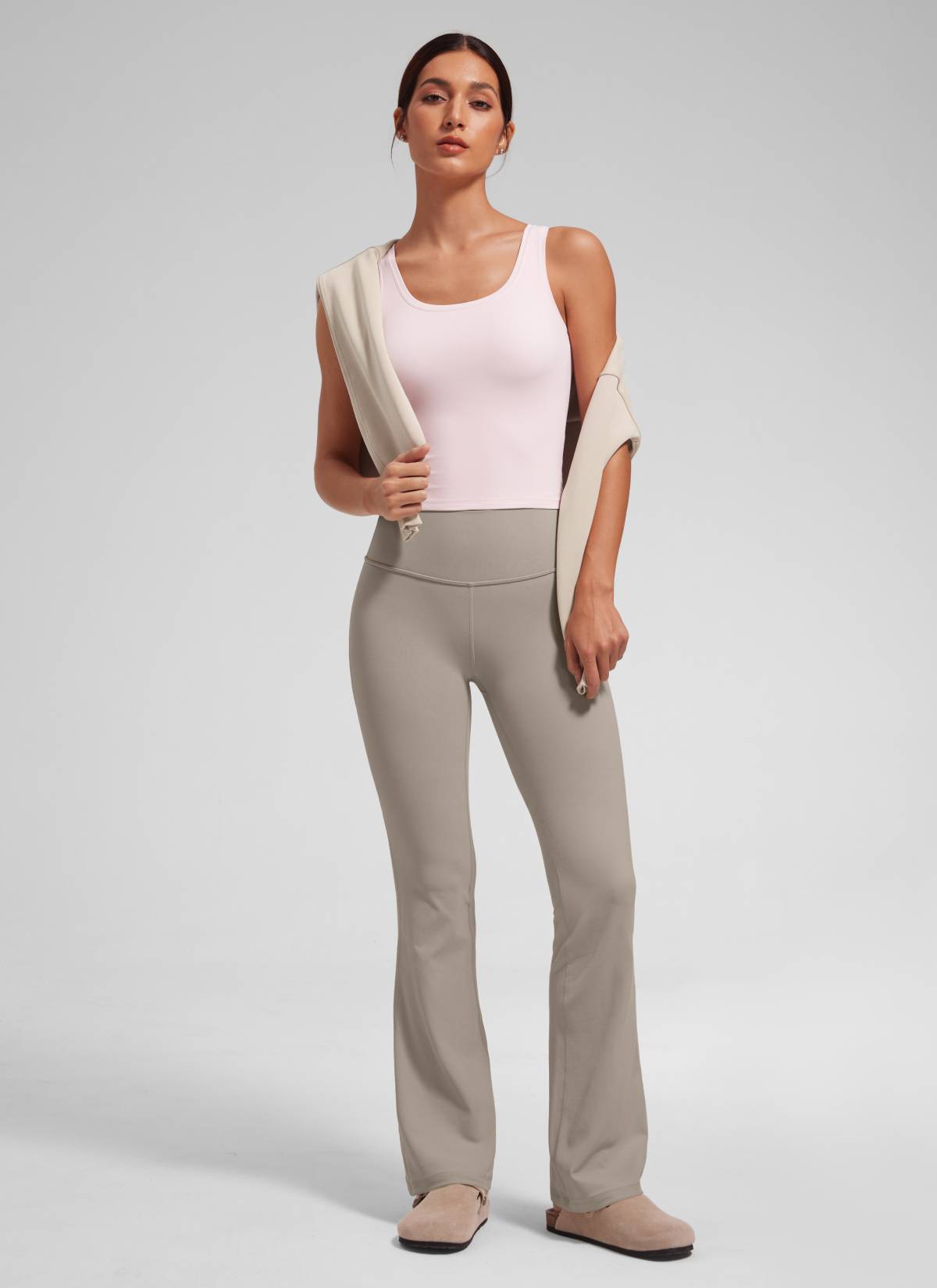 Butterluxe Mataas na Baywang na Maluwag na Paa na may Bootcut na may Bulsa na Leggings 31