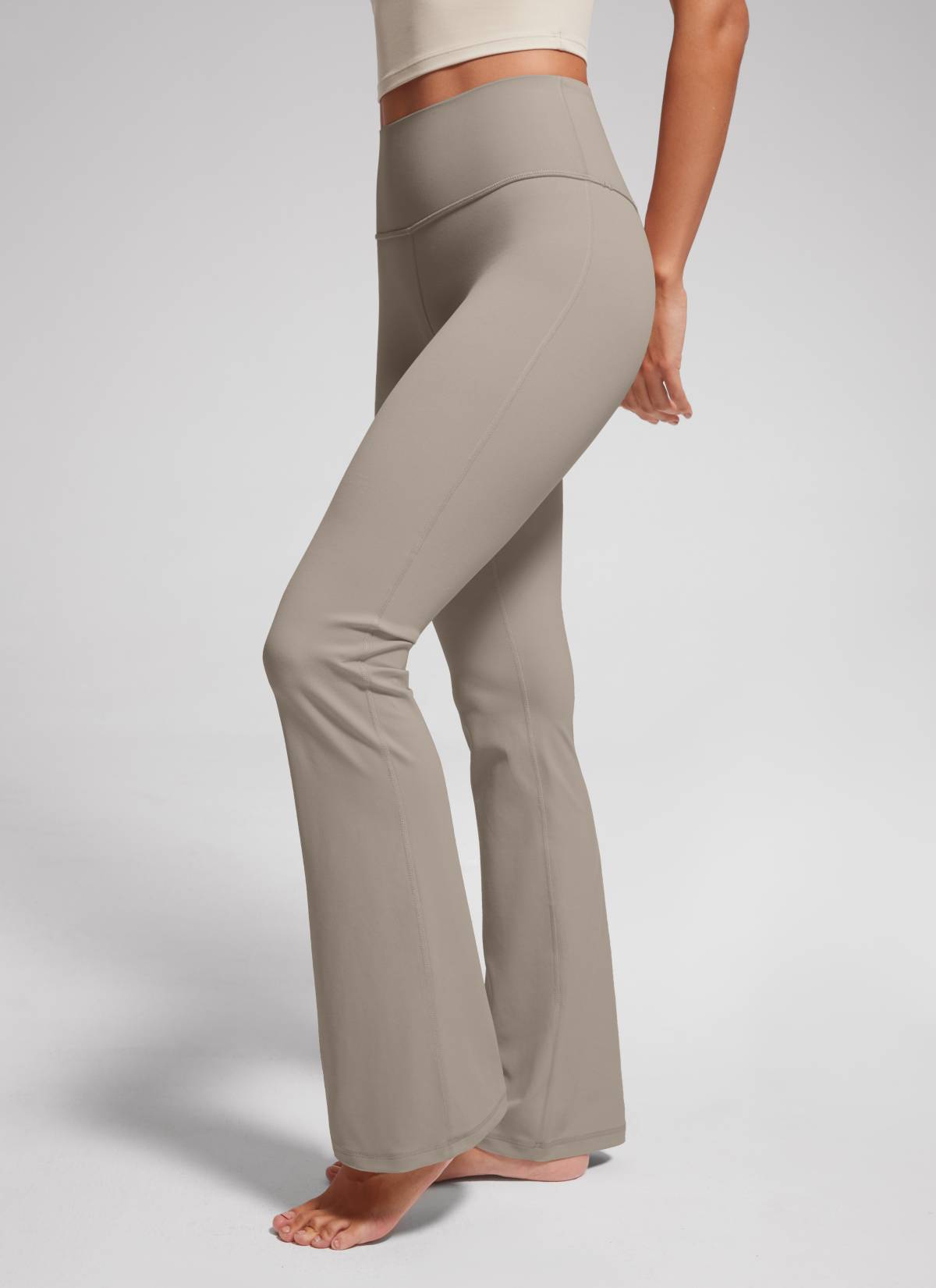 Butterluxe Mataas na Baywang na Maluwag na Paa na may Bootcut na may Bulsa na Leggings 31