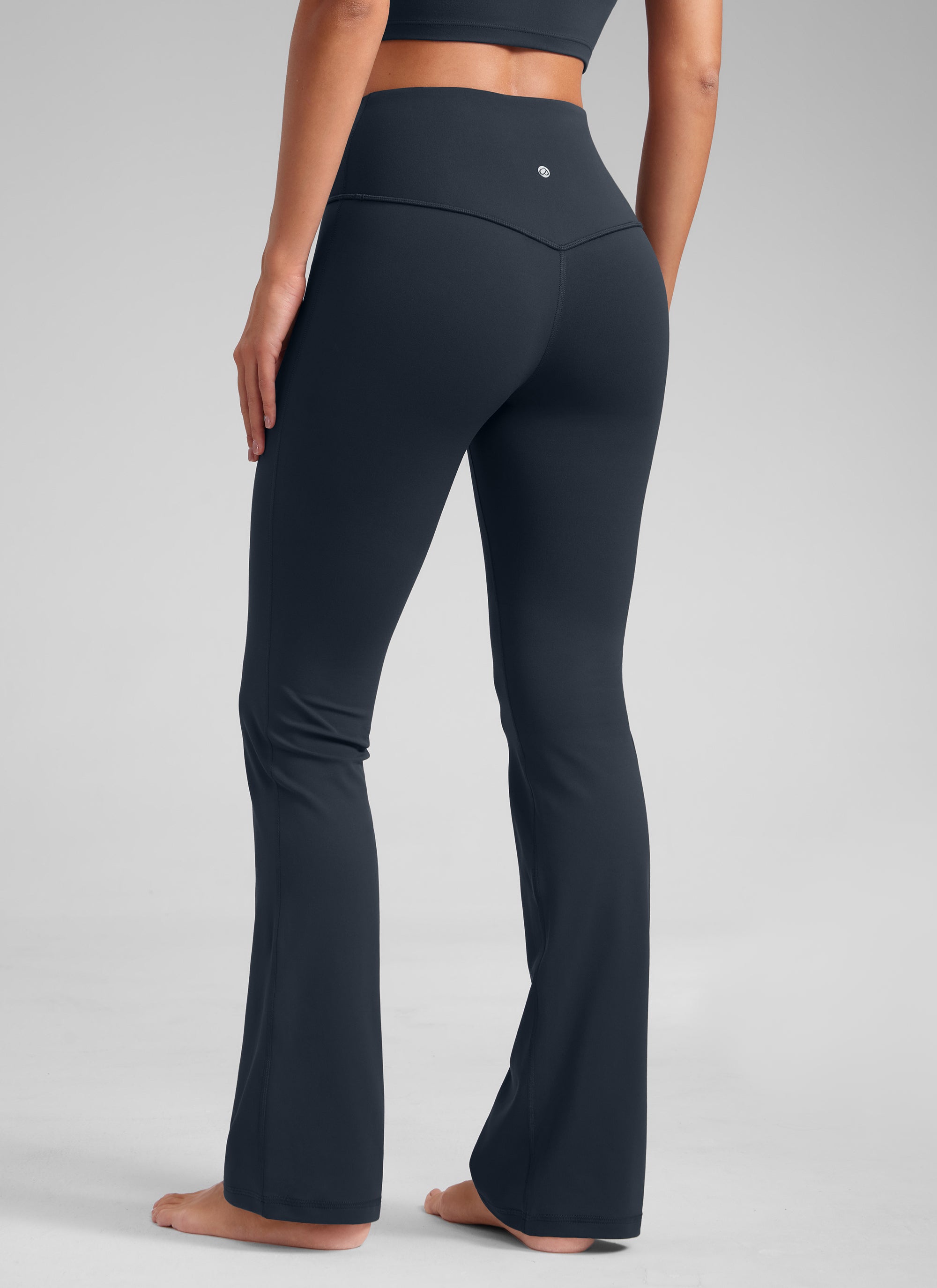 Butterluxe Mataas na Baywang na Maluwag na Paa na may Bootcut na may Bulsa na Leggings 31