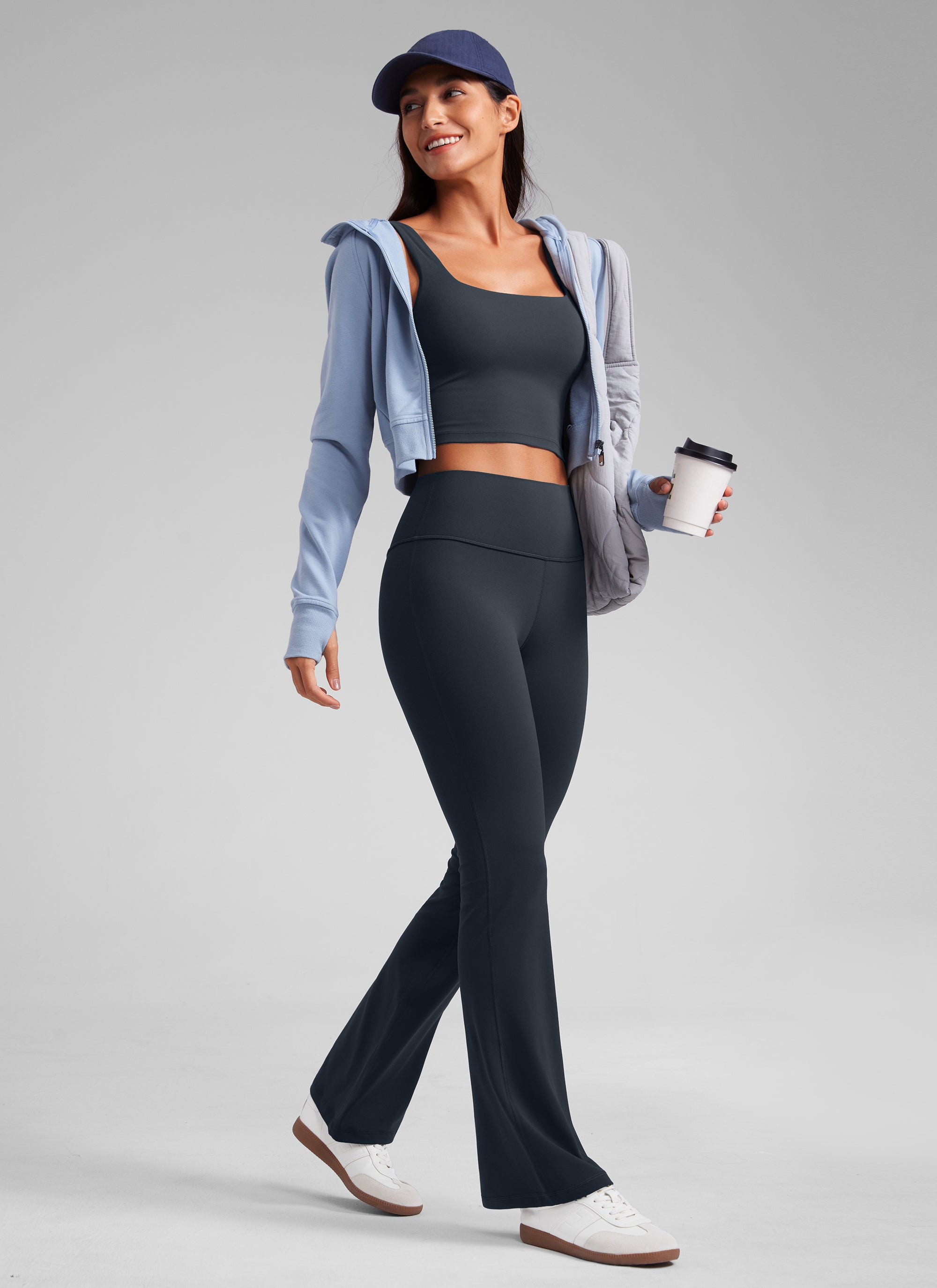 Butterluxe Mataas na Baywang na Maluwag na Paa na may Bootcut na may Bulsa na Leggings 31