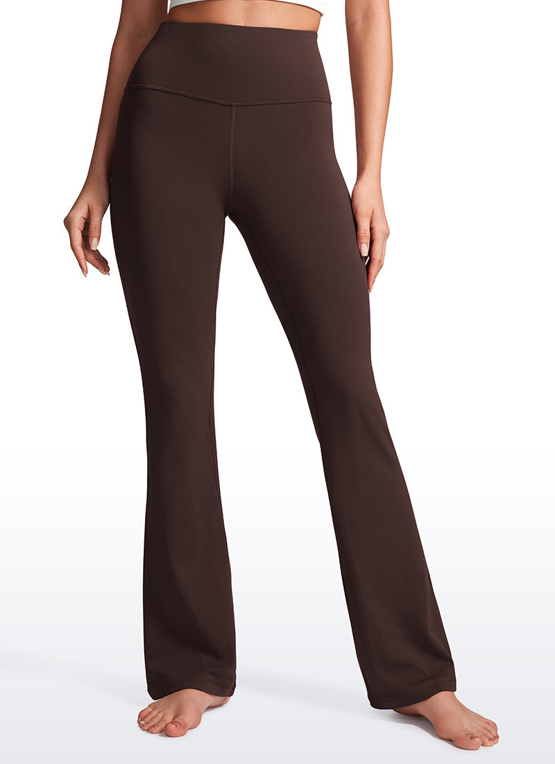 CRZ YOGA Pambabae Butterluxe Mataas na Baywang na Flare Leg Bootcut Leggings 32