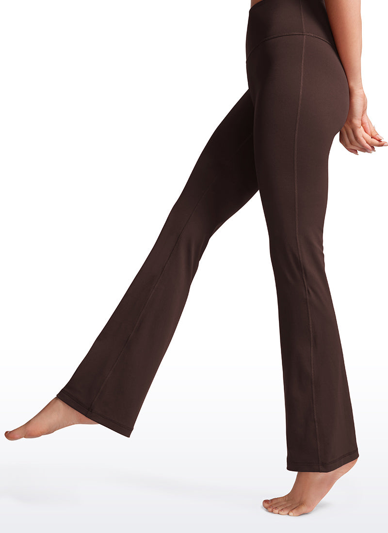 CRZ YOGA Pambabae Butterluxe Mataas na Baywang na Flare Leg Bootcut Leggings 32