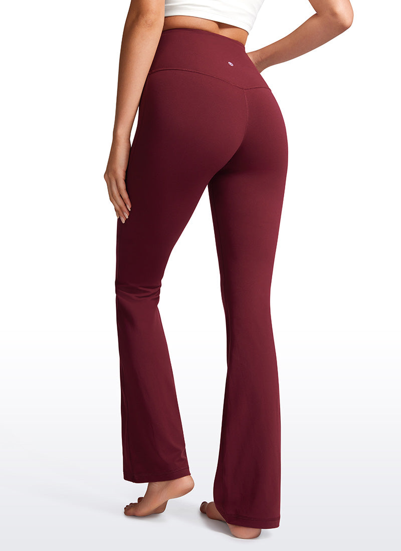 CRZ YOGA Pambabae Butterluxe Mataas na Baywang na Flare Leg Bootcut Leggings 32
