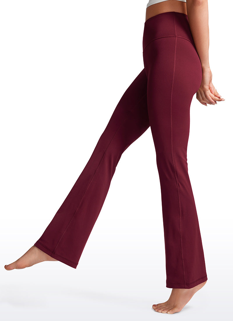 CRZ YOGA Pambabae Butterluxe Mataas na Baywang na Flare Leg Bootcut Leggings 32