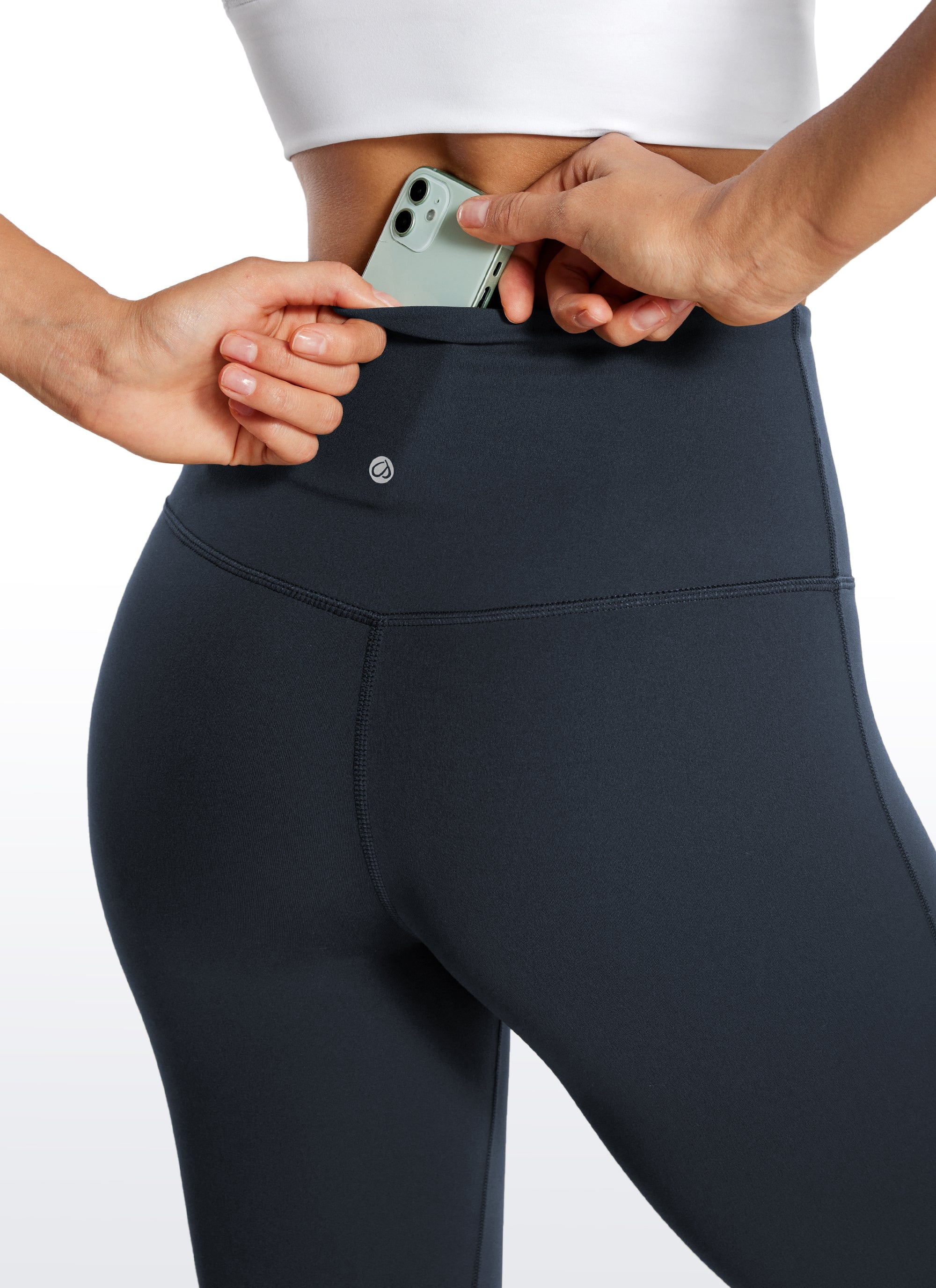 CRZ YOGA Pambabae Butterluxe Mataas na Baywang na Flare Leg Bootcut Leggings 32