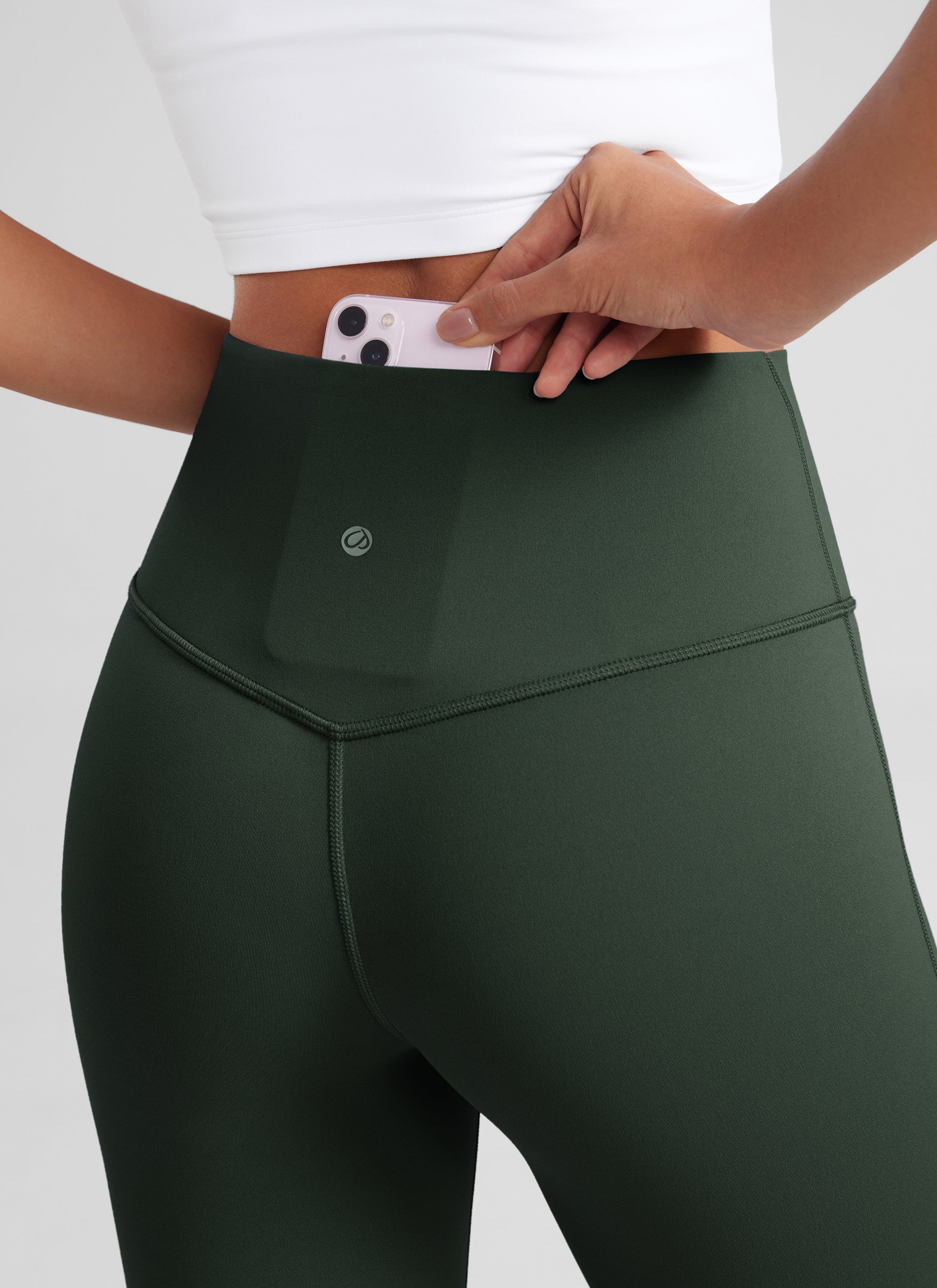 Butterluxe Mataas na Baywang na Maluwag na Paa na may Bootcut na may Bulsa na Leggings 31
