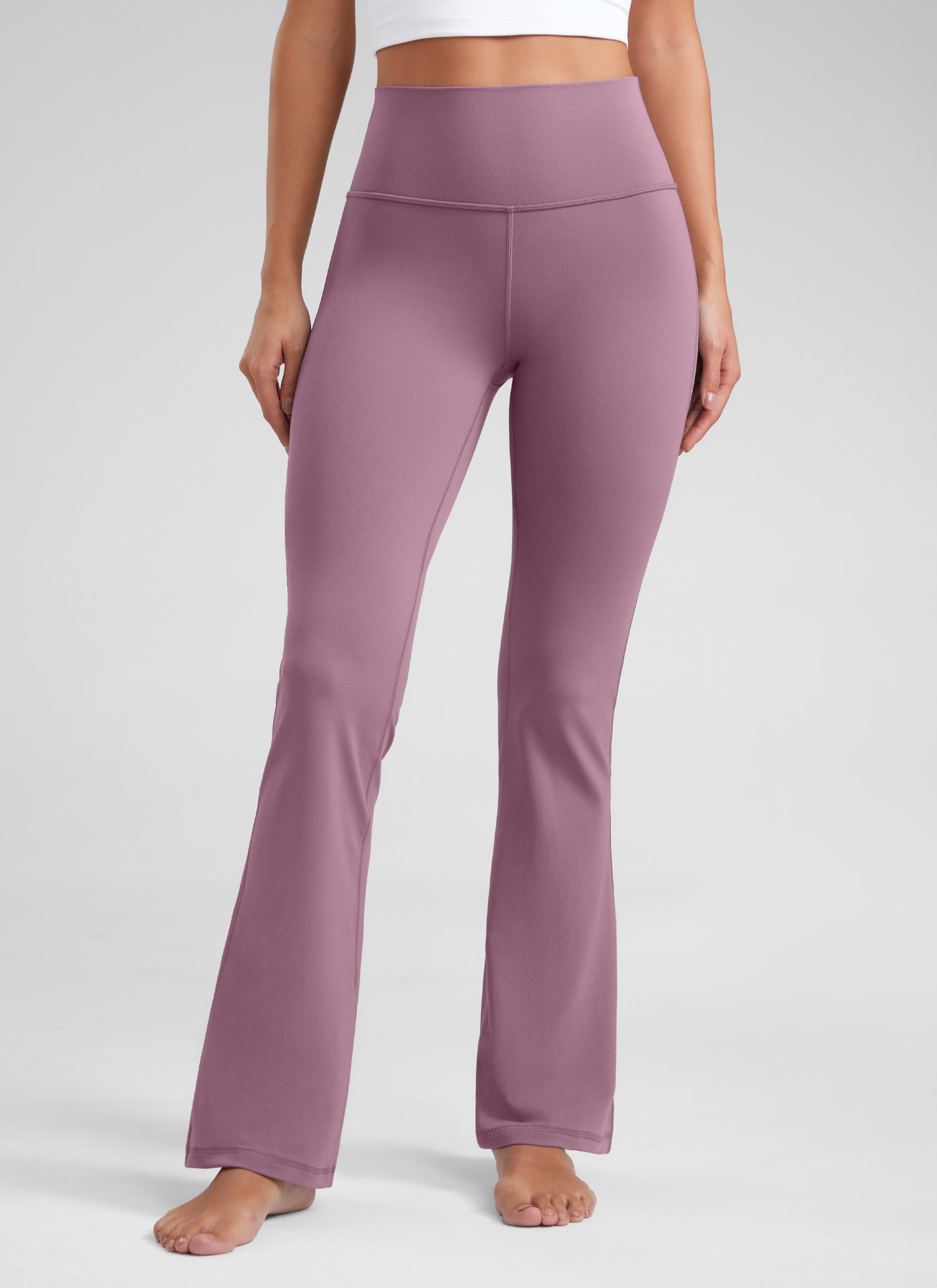 Butterluxe Mataas na Baywang na Maluwag na Paa na may Bootcut na may Bulsa na Leggings 31