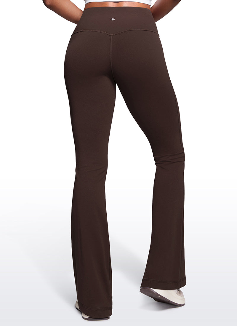 Butterluxe Mataas na Baywang na Maluwag na Paa na may Bootcut na may Bulsa na Leggings 33
