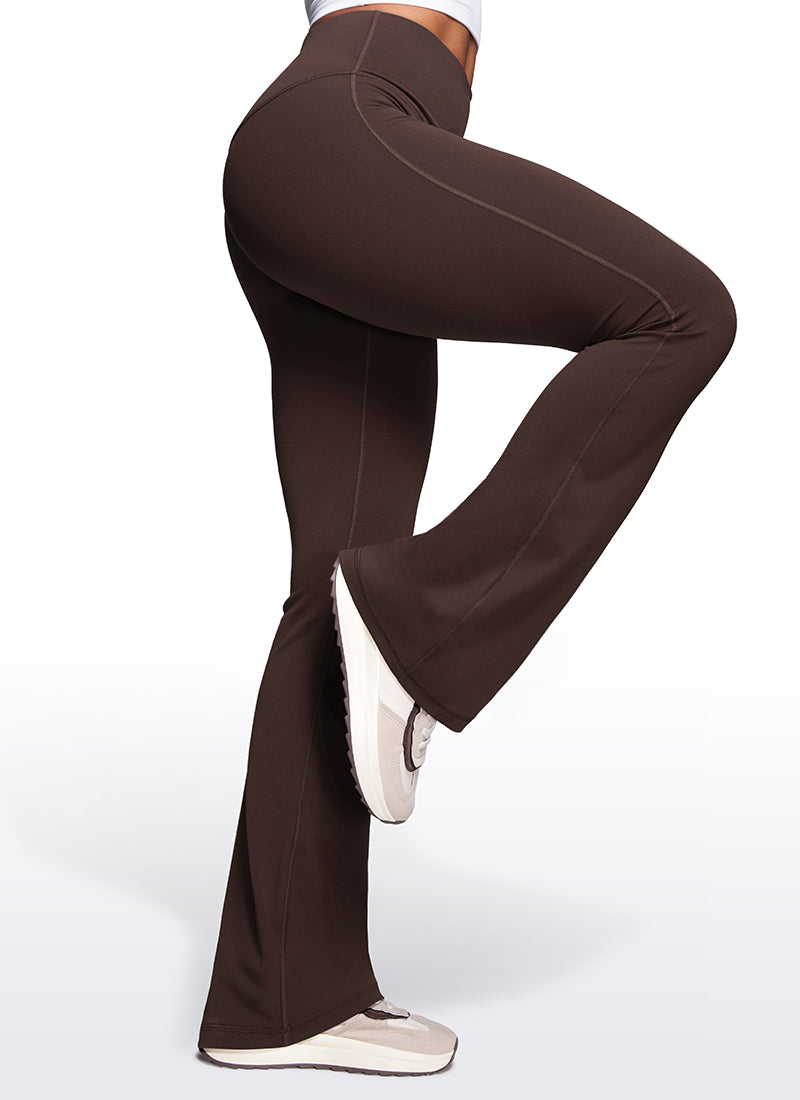 Butterluxe Mataas na Baywang na Maluwag na Paa na may Bootcut na may Bulsa na Leggings 33