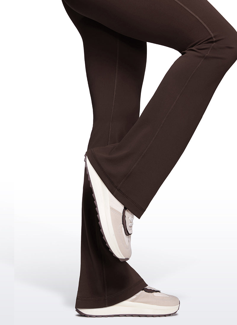 Butterluxe Mataas na Baywang na Maluwag na Paa na may Bootcut na may Bulsa na Leggings 33