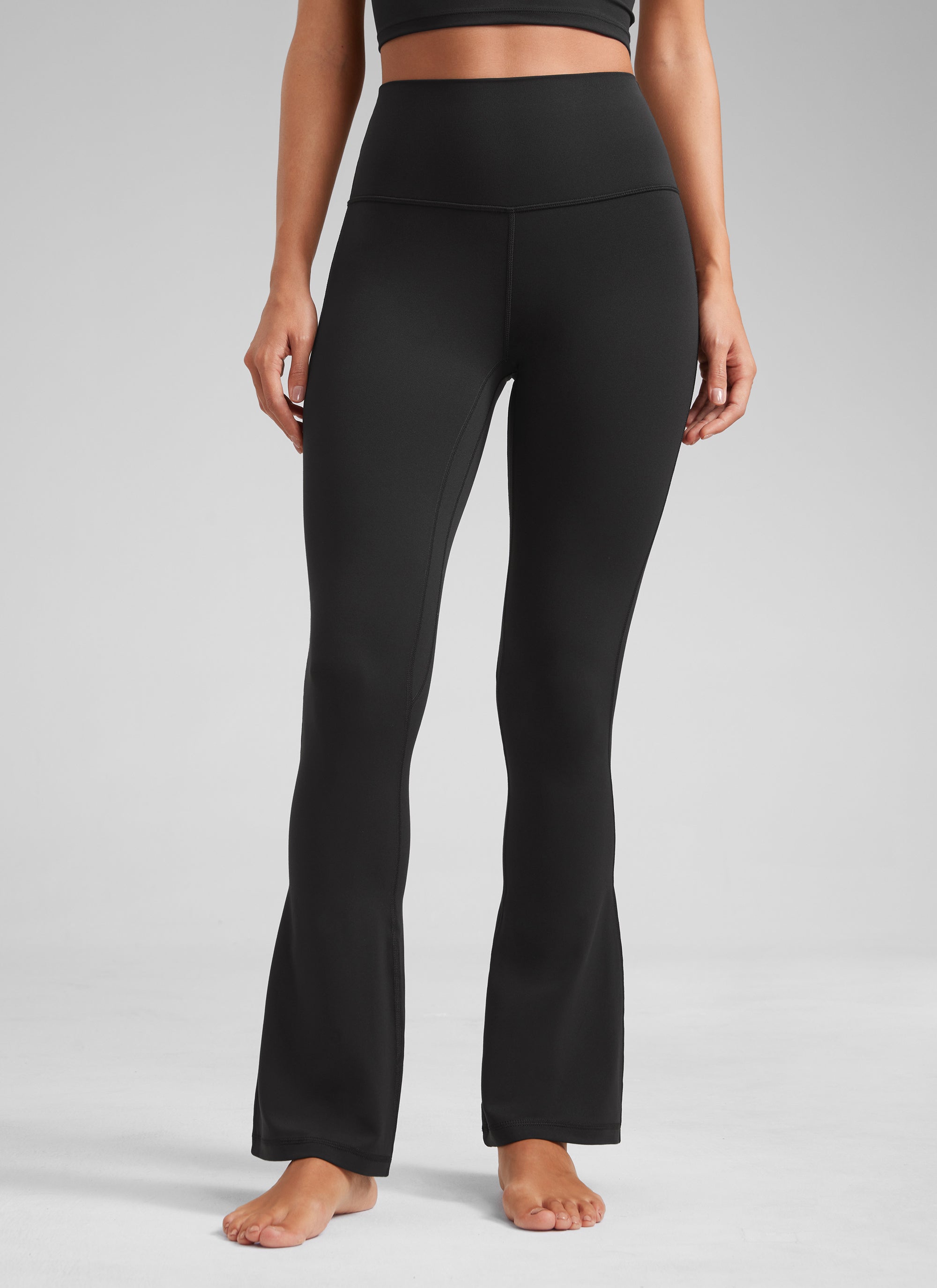 CRZ YOGA Babae Butterluxe Mini Flared Leggings na may Mataas na Baywang at Bulsa 30