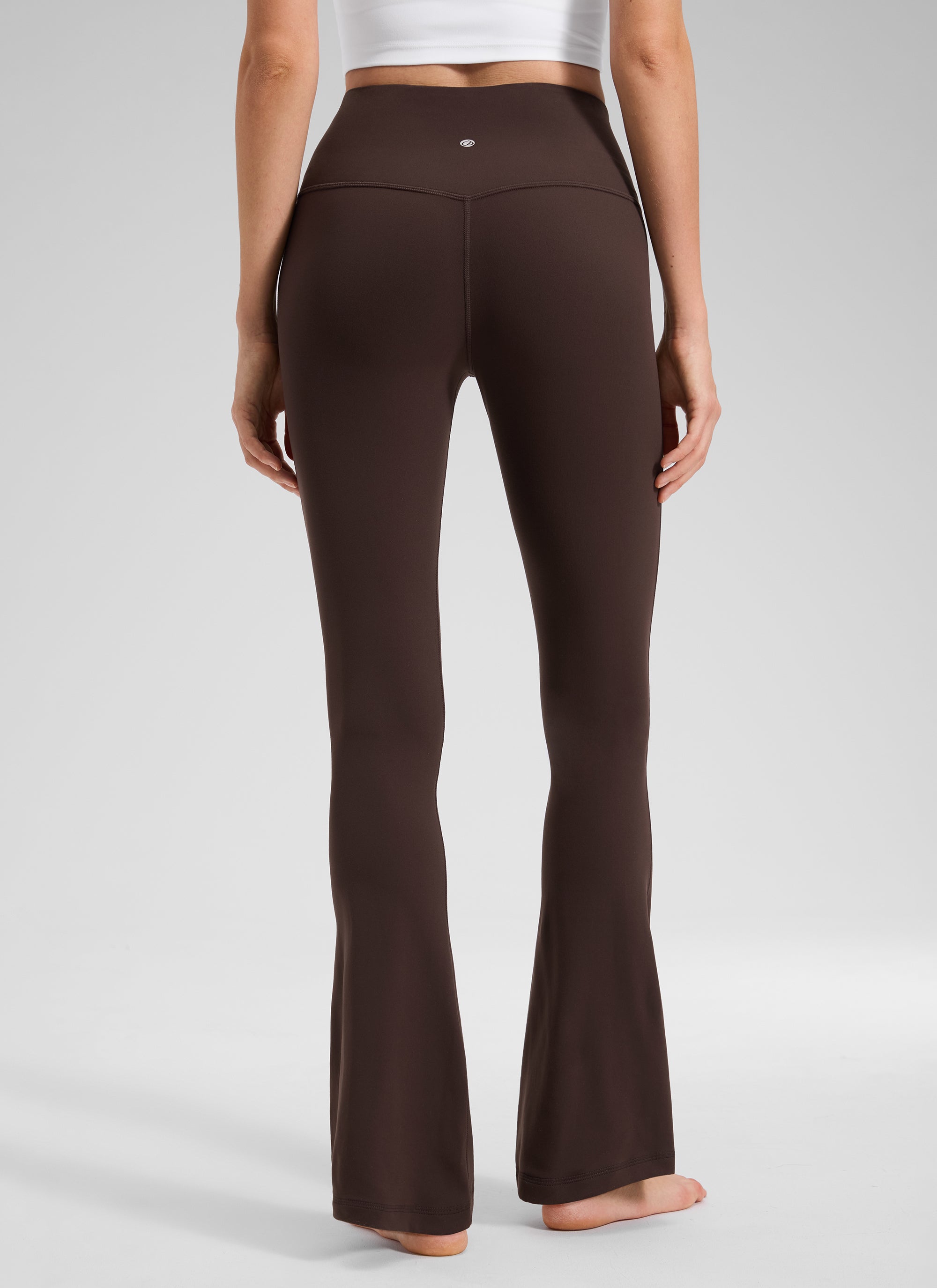 CRZ YOGA Babae Butterluxe Mini Flared Leggings na may Mataas na Baywang at Bulsa 30