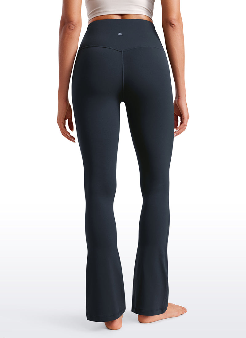 CRZ YOGA Babae Butterluxe Mini Flared Leggings na may Mataas na Baywang at Bulsa 30