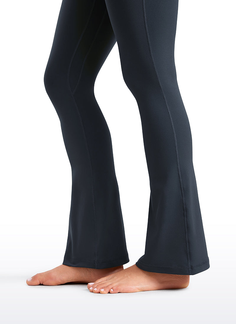 CRZ YOGA Babae Butterluxe Mini Flared Leggings na may Mataas na Baywang at Bulsa 30