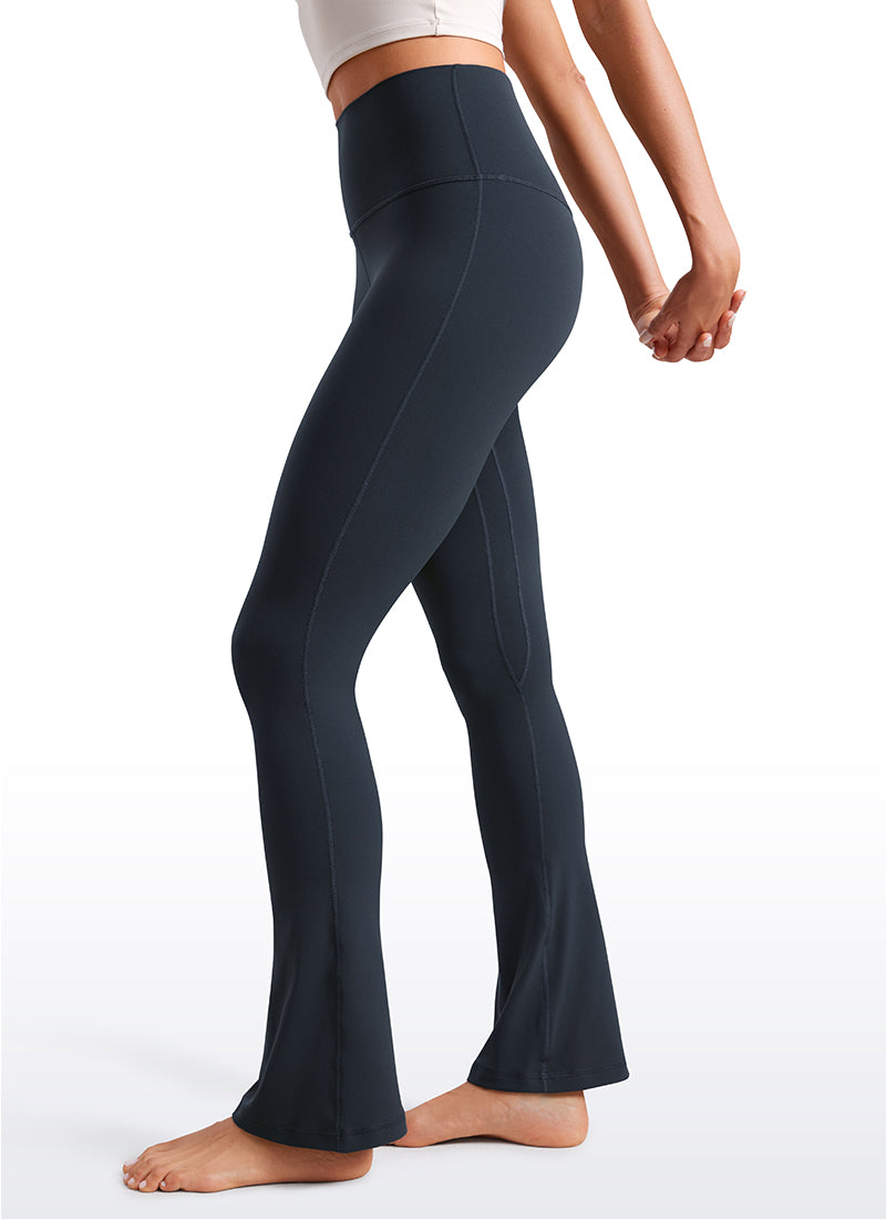 CRZ YOGA Babae Butterluxe Mini Flared Leggings na may Mataas na Baywang at Bulsa 30