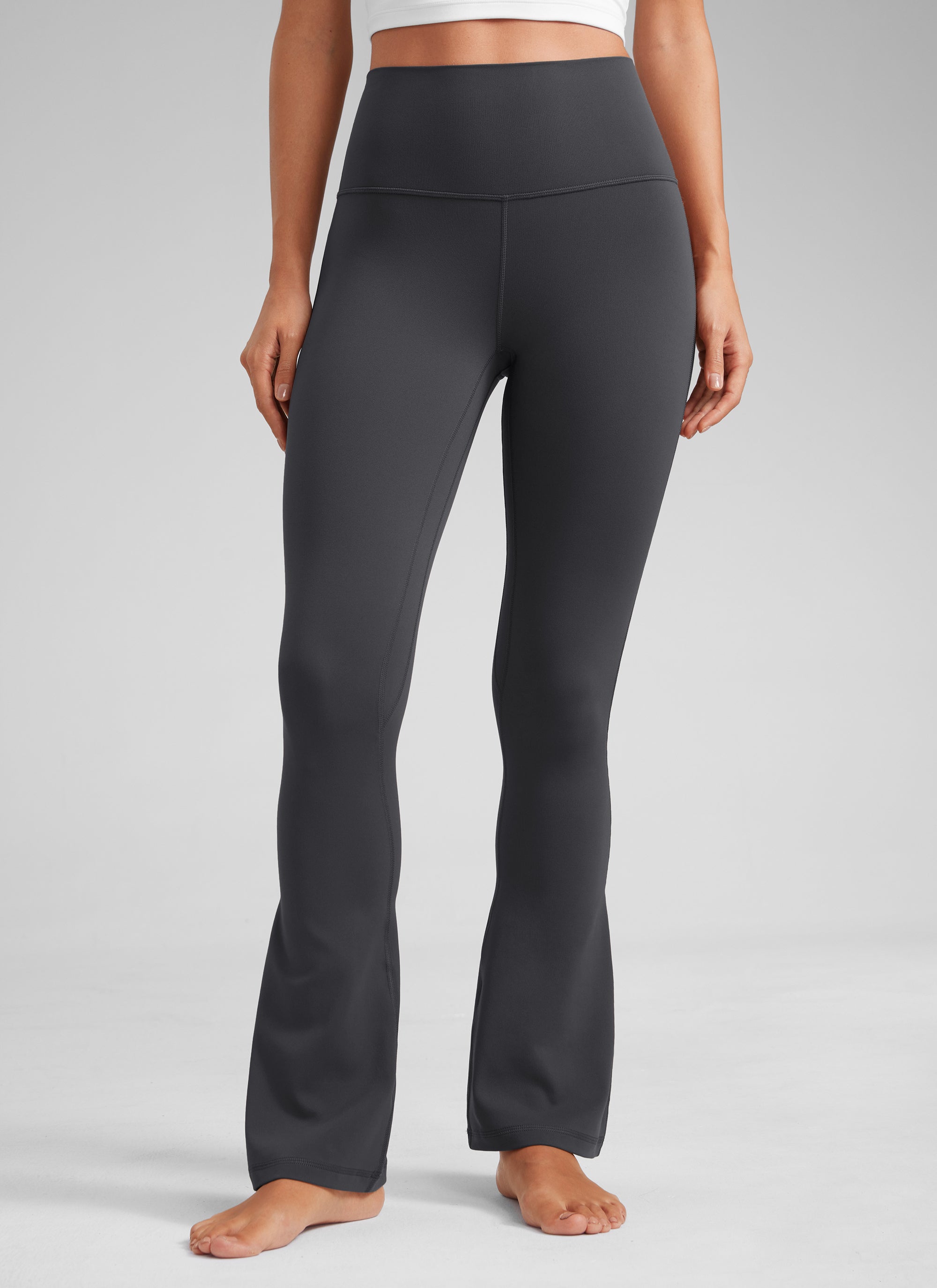 CRZ YOGA Babae Butterluxe Mini Flared Leggings na may Mataas na Baywang at Bulsa 30