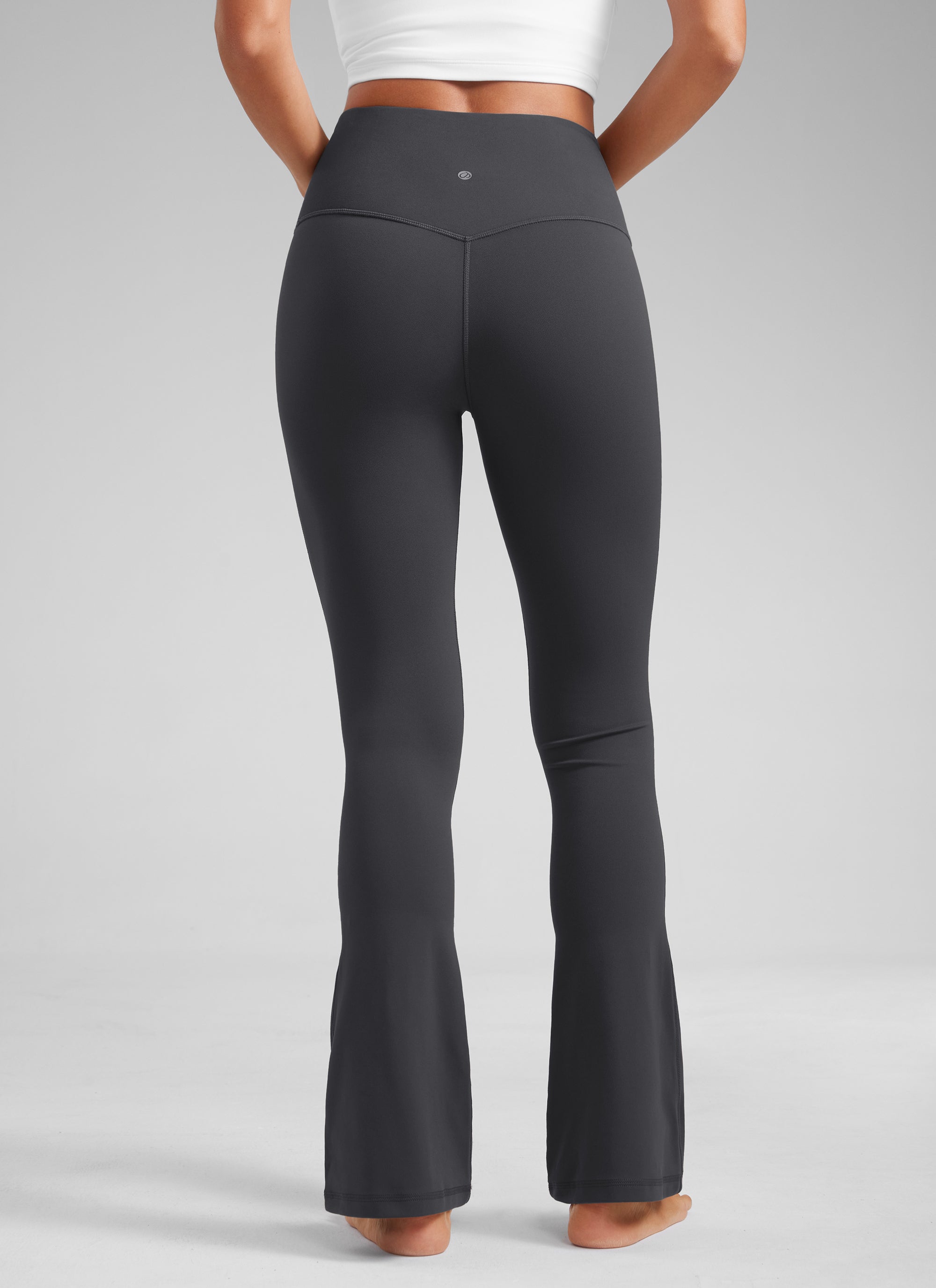 CRZ YOGA Babae Butterluxe Mini Flared Leggings na may Mataas na Baywang at Bulsa 30