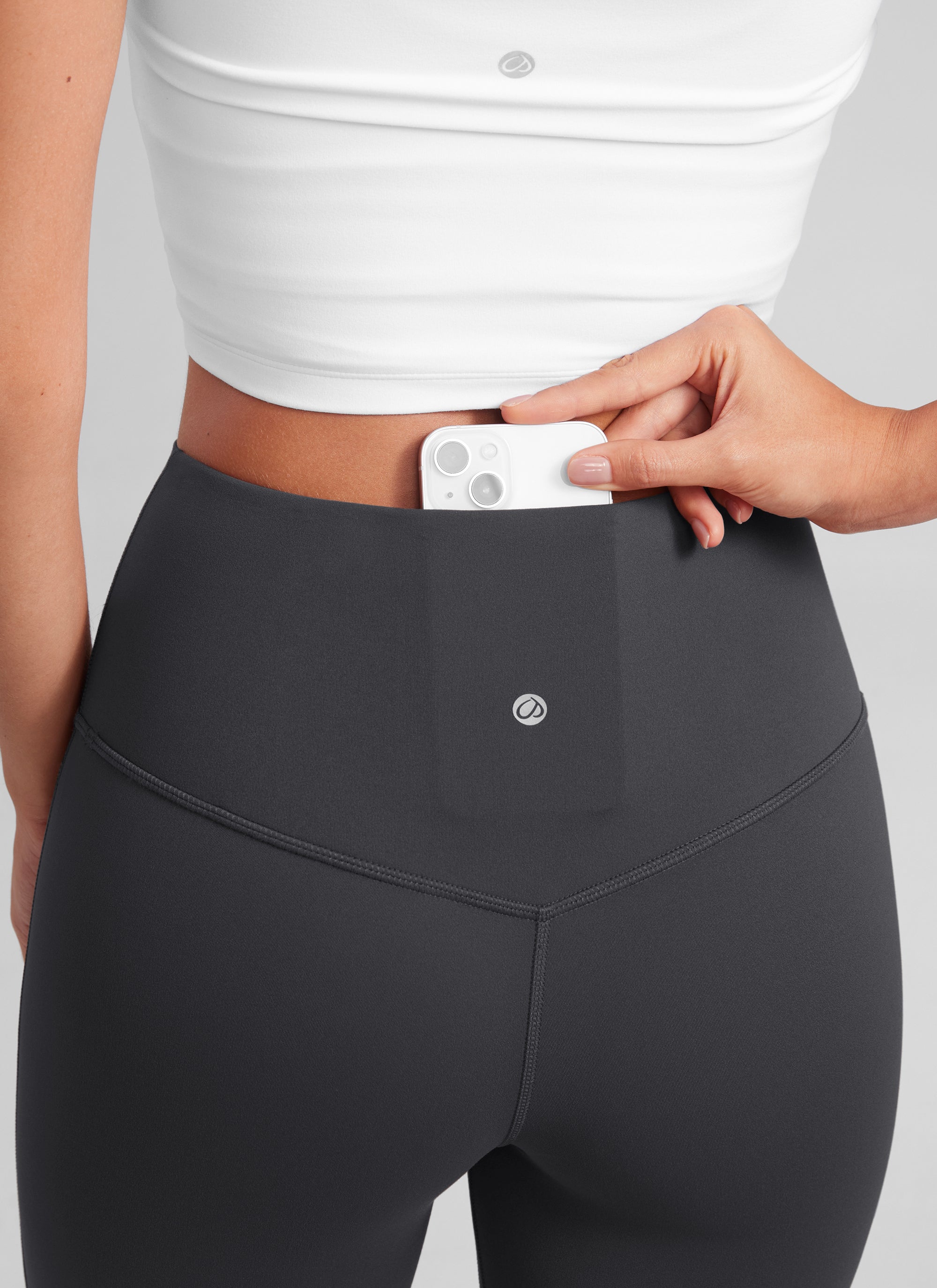 CRZ YOGA Babae Butterluxe Mini Flared Leggings na may Mataas na Baywang at Bulsa 30