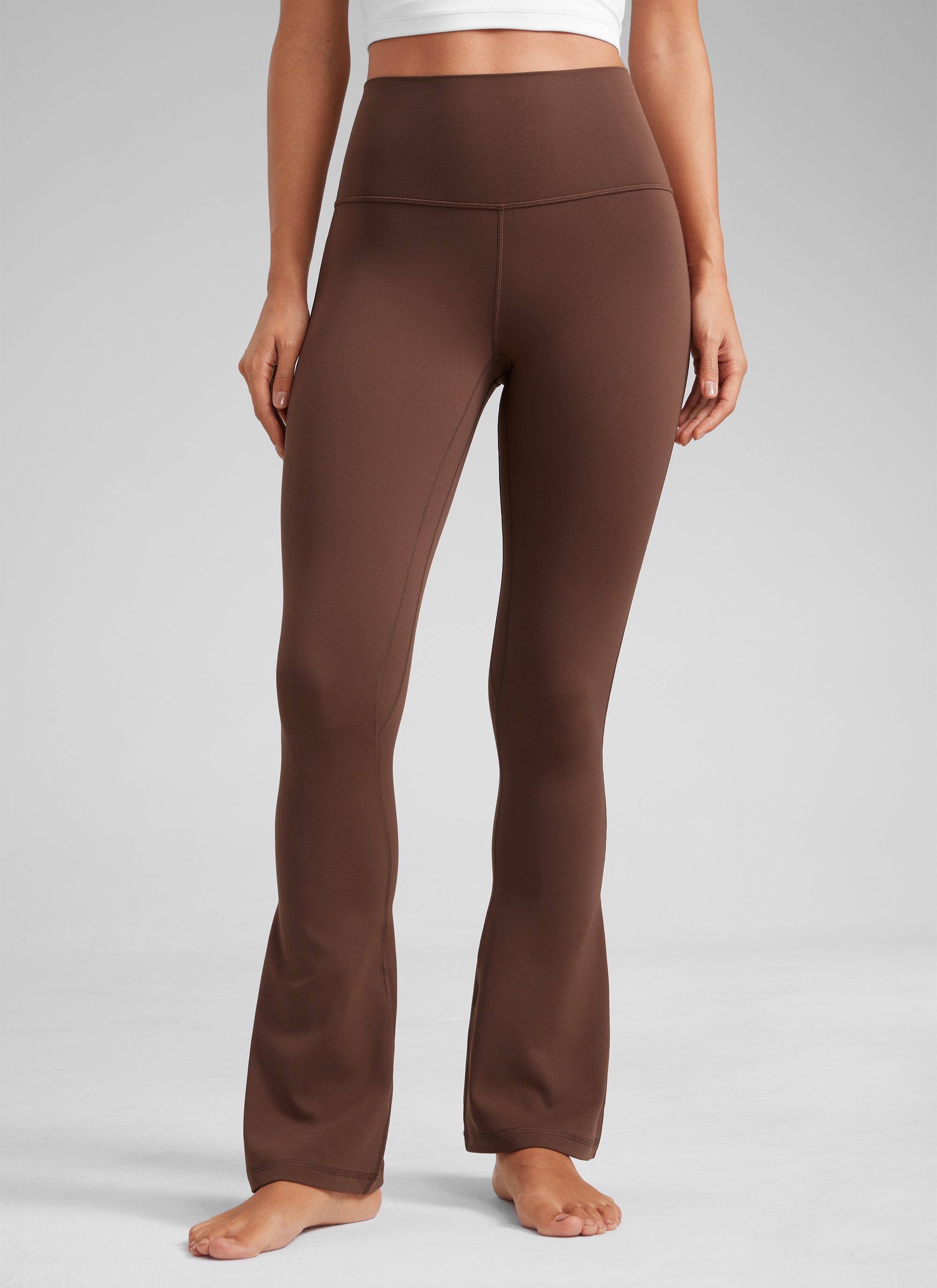 CRZ YOGA Babae Butterluxe Mini Flared Leggings na may Mataas na Baywang at Bulsa 30