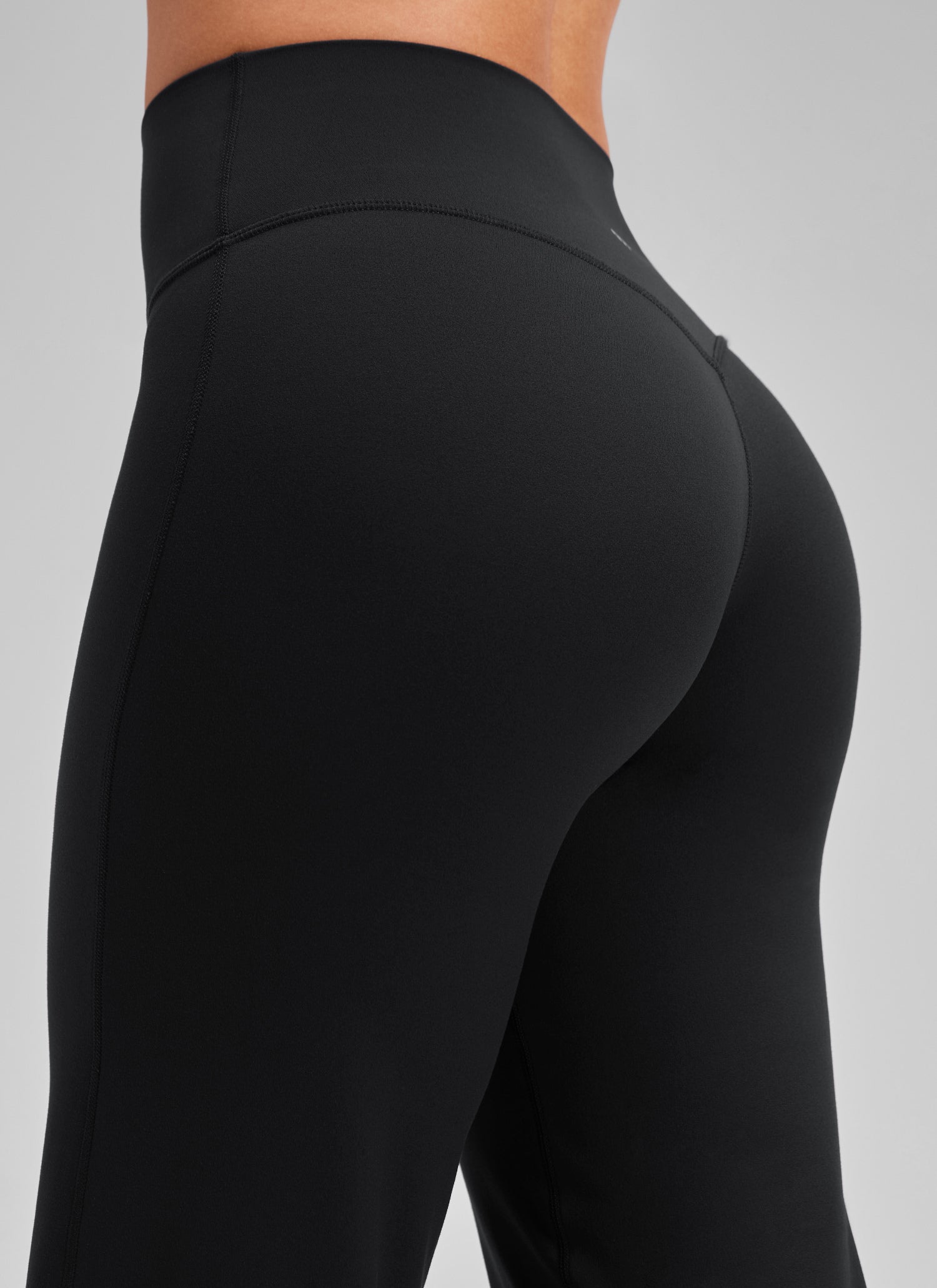 CRZ YOGA Pambabaeng Softretch Workout na Walang Harapang Tahi na Pant na Malapad na Paa 30