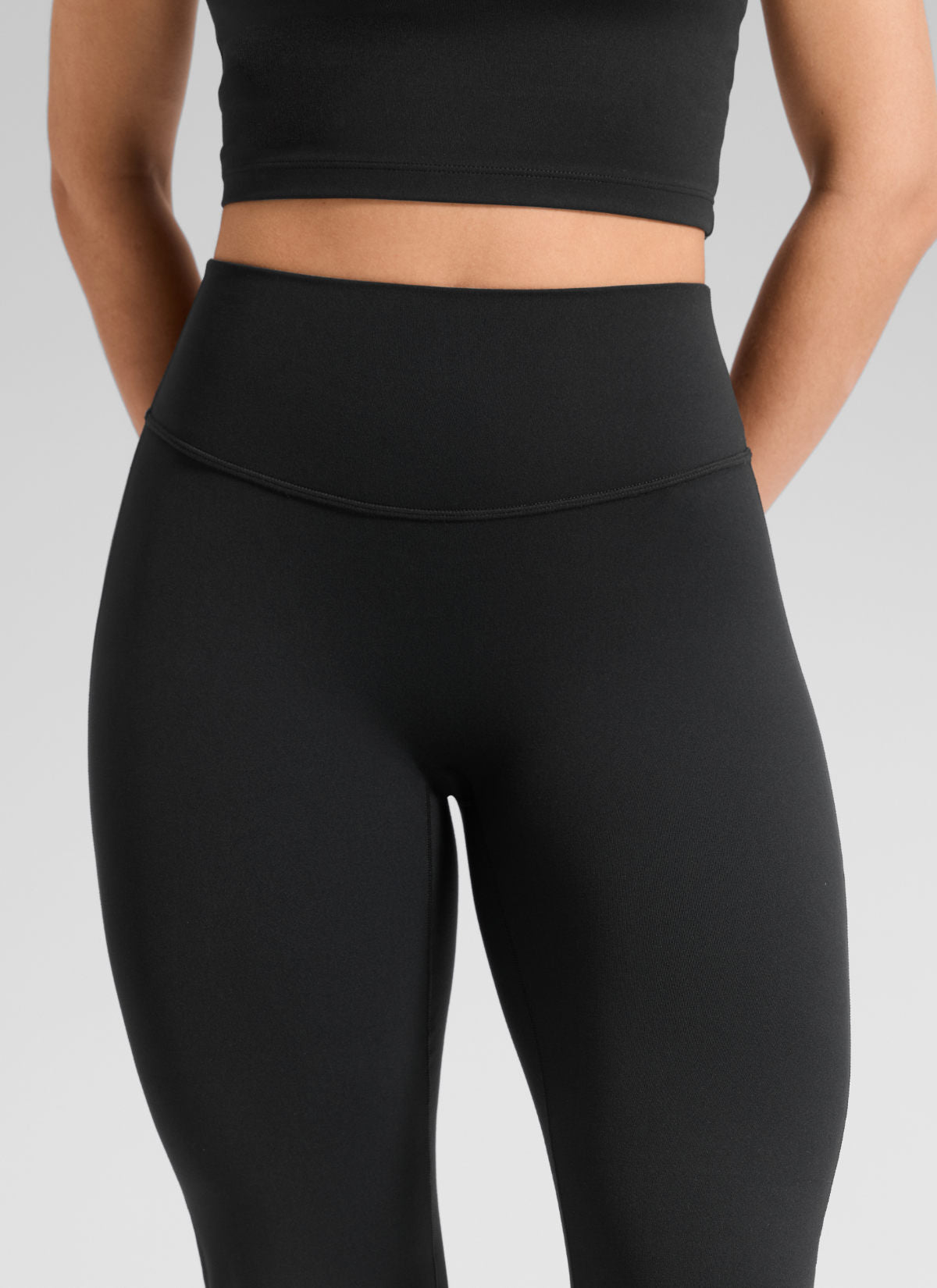 CRZ YOGA Pambabaeng Softretch High Rise Walang Tahi sa Harap Flare Legging 29