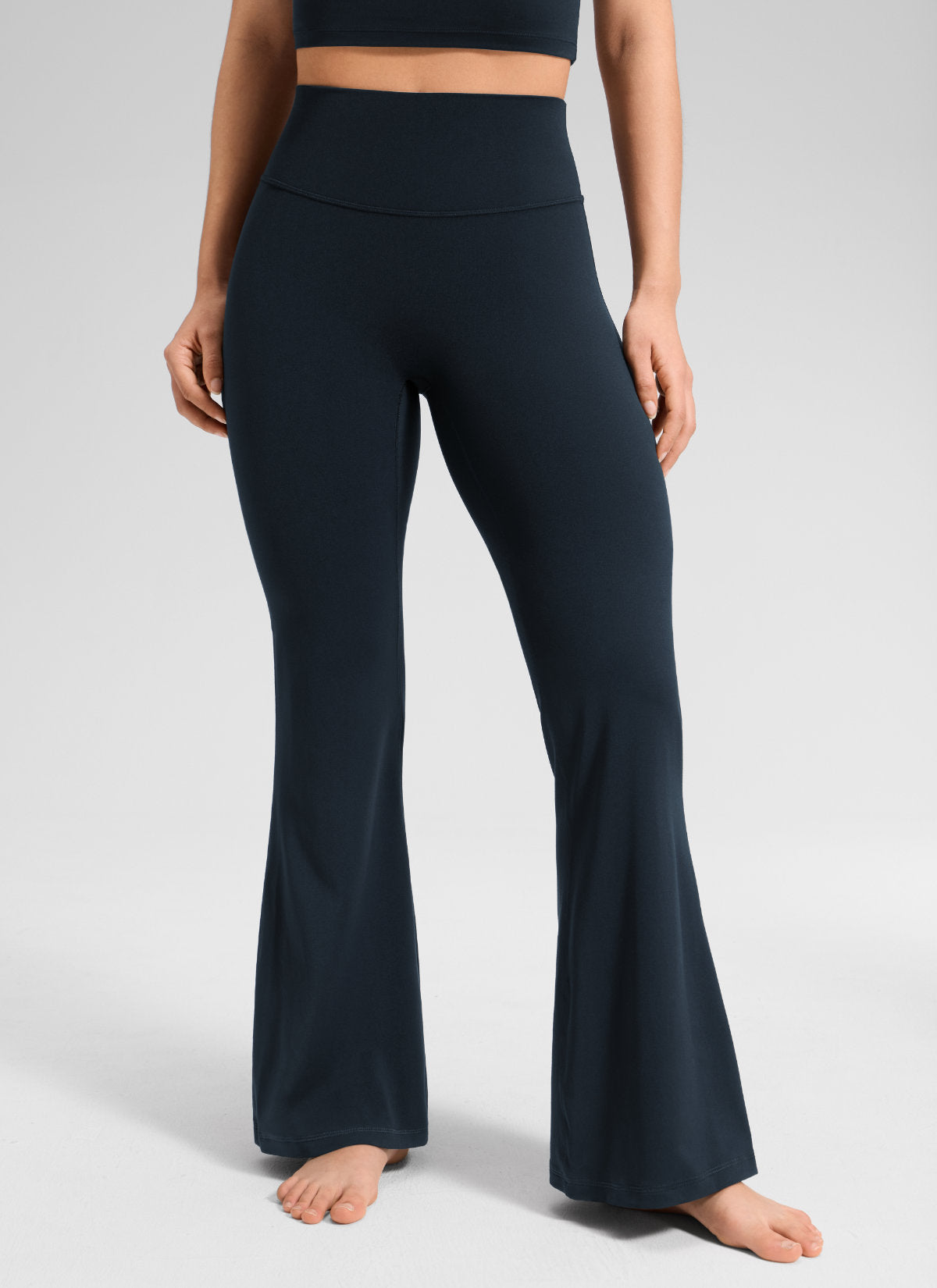 CRZ YOGA Pambabaeng Softretch High Rise Walang Tahi sa Harap Flare Legging 29